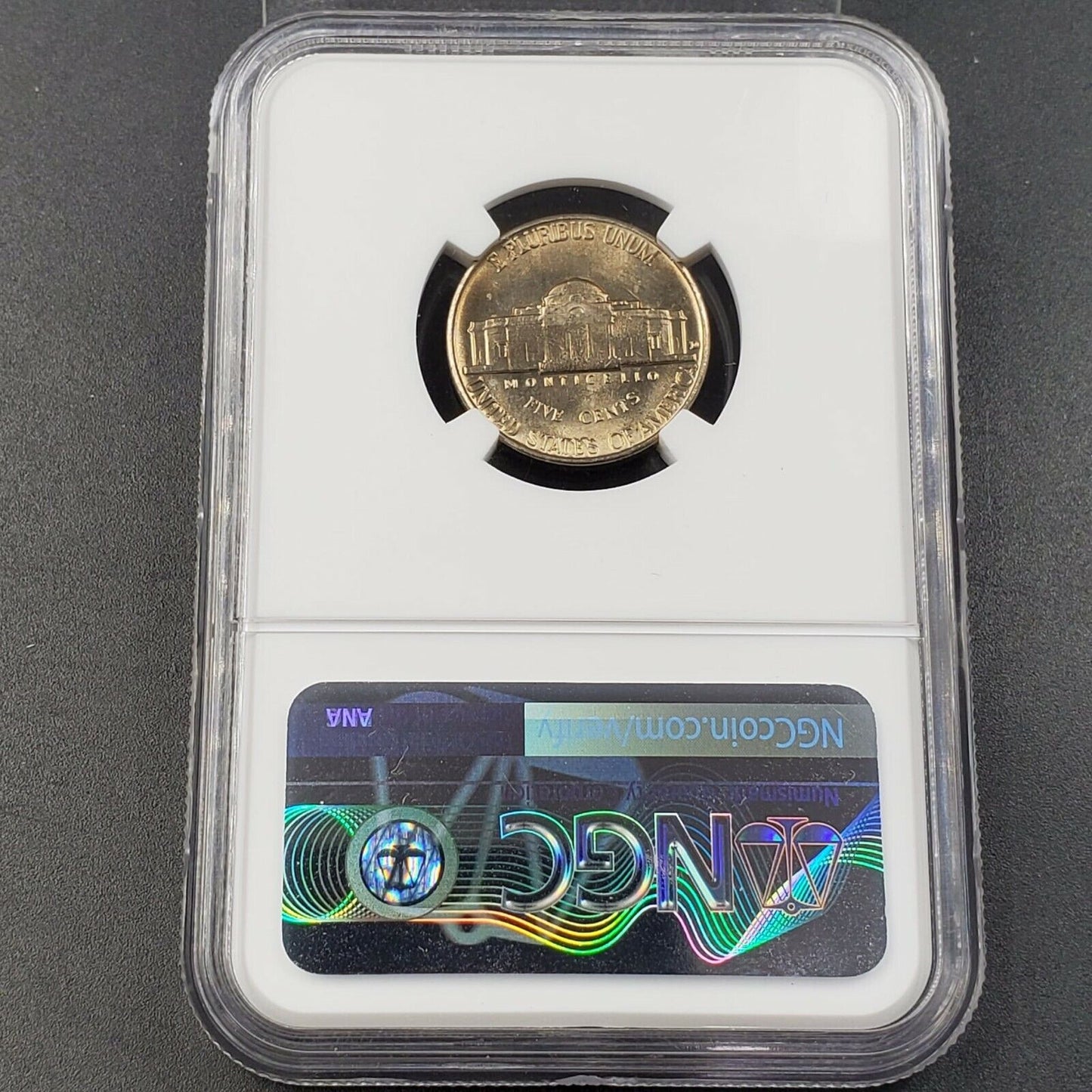 1955 D/S Jefferson Nickel Coin NEW NGC MS66 OVER MINT MARK KEY VARIETY GEM BU