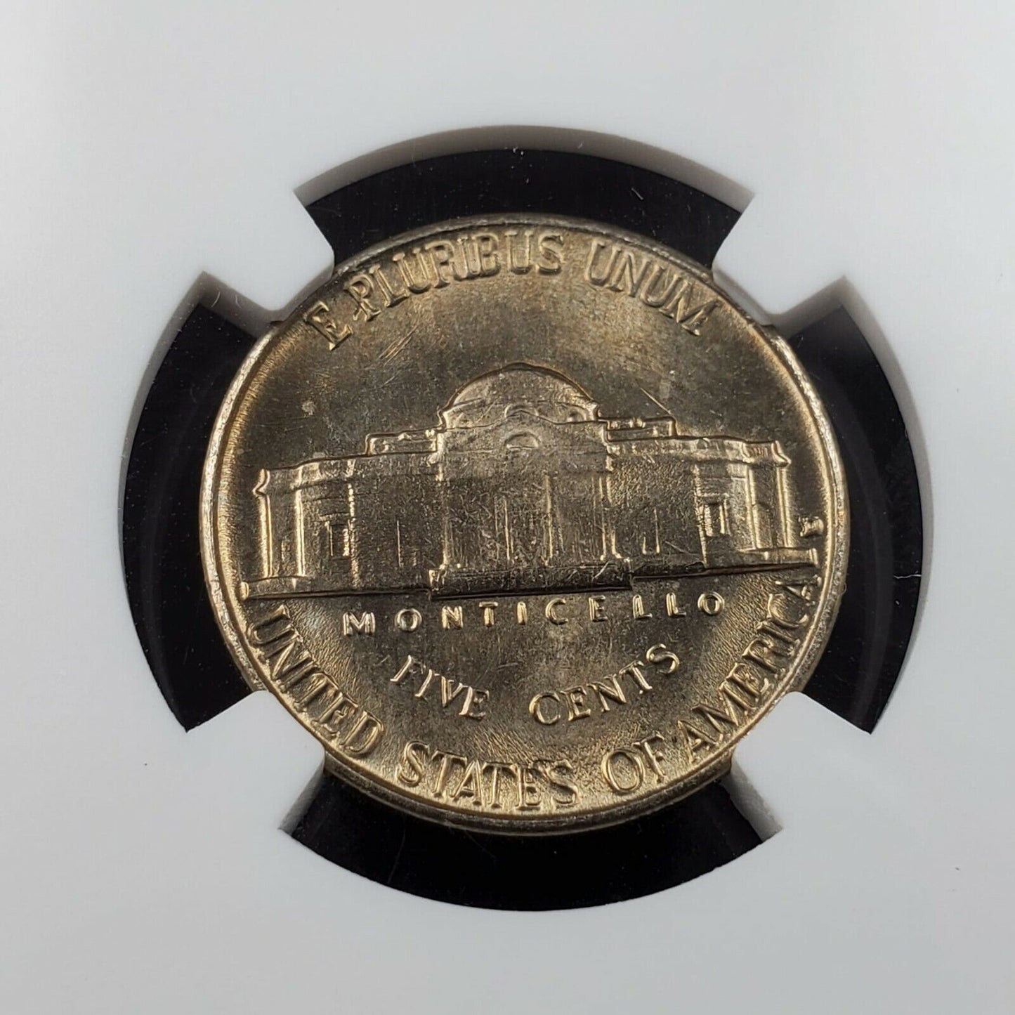 1955 D/S Jefferson Nickel Coin NEW NGC MS66 OVER MINT MARK KEY VARIETY GEM BU