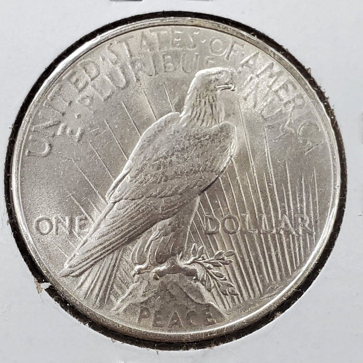 1923 P Peace 90% Silver Eagle Dollar Coin VAM-1A AU Details