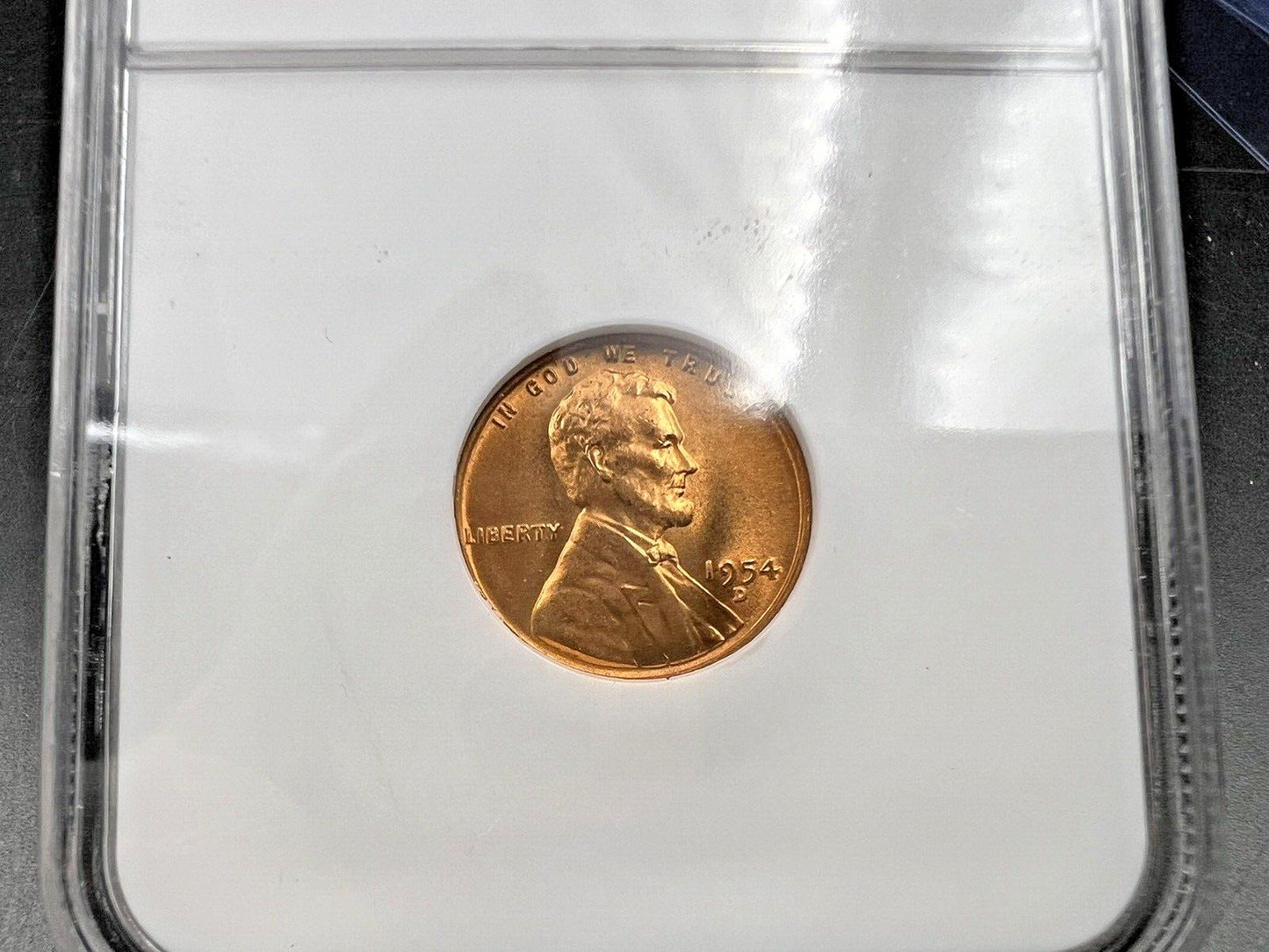 1954 D Lincoln Wheat Cent Penny Coin NGC MS66 RD GEM BU #2