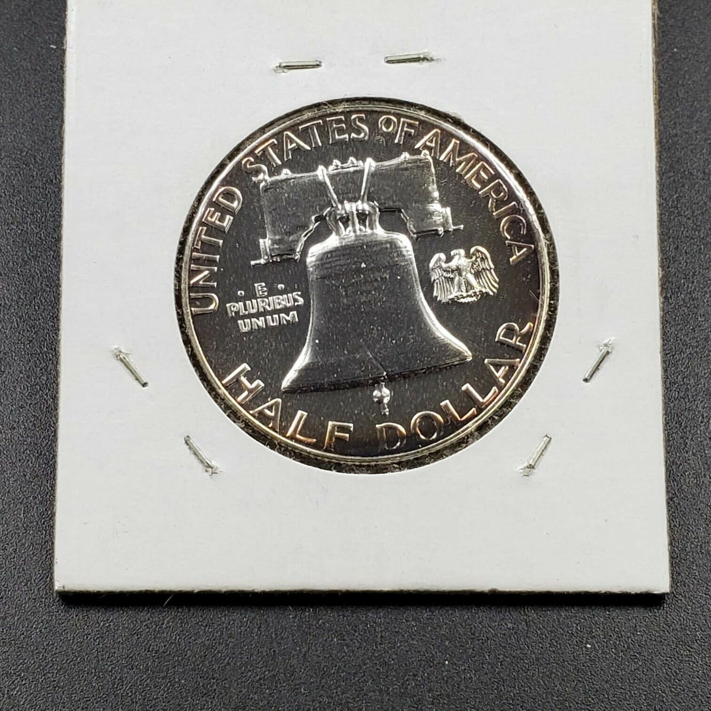 1962 P Franklin Silver Half Dollar Coin Choice Gem Proof Neat Toning