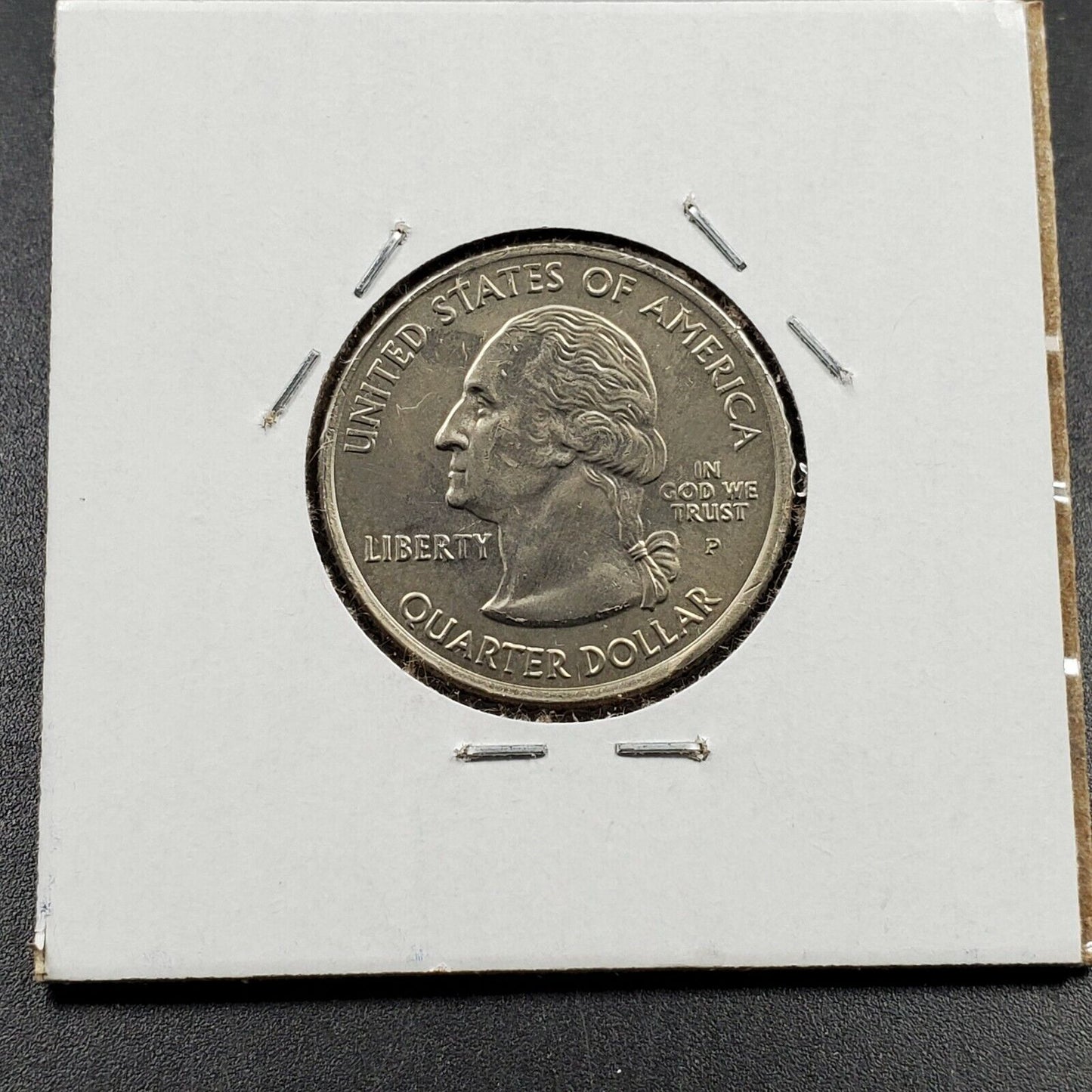 2007 Statehood State Quarter Coin Idaho UNC Struck Thru Grease Error