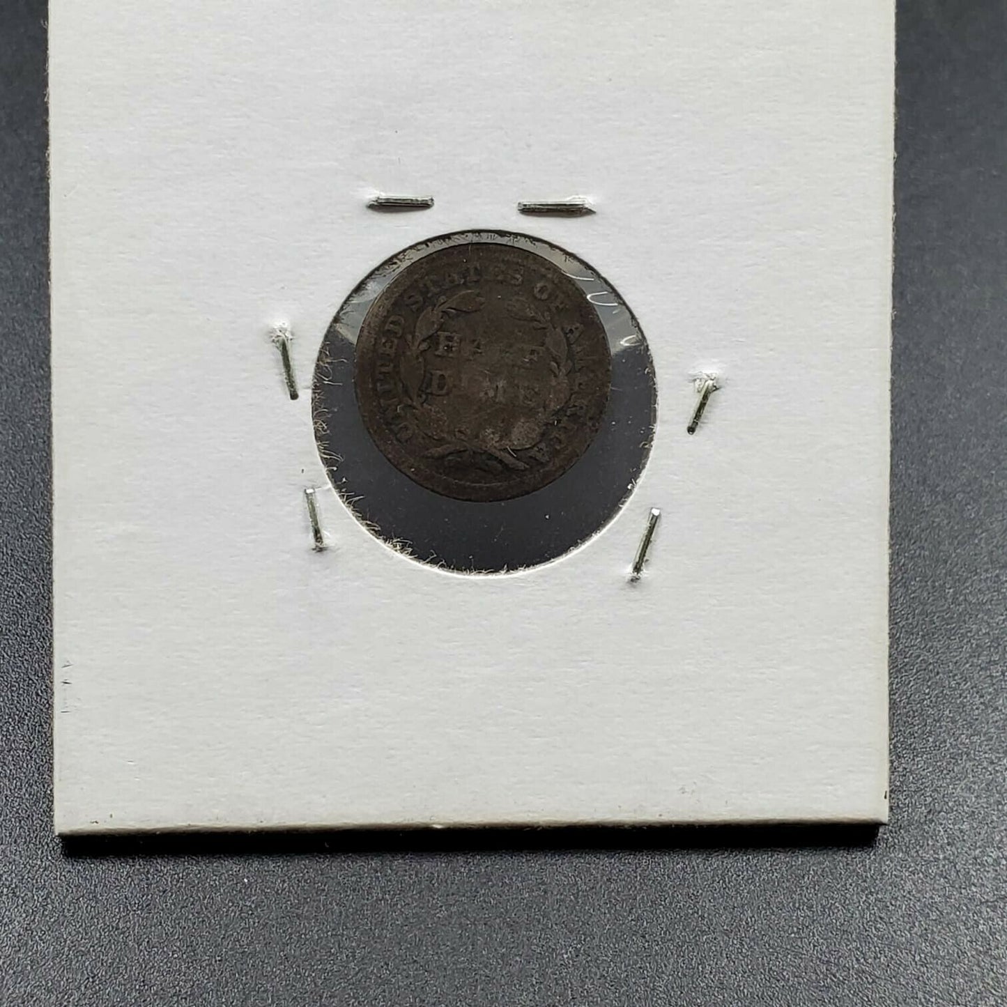 1854 Liberty Seated Half Dime Silver Coin Circulated condition High Date Variety