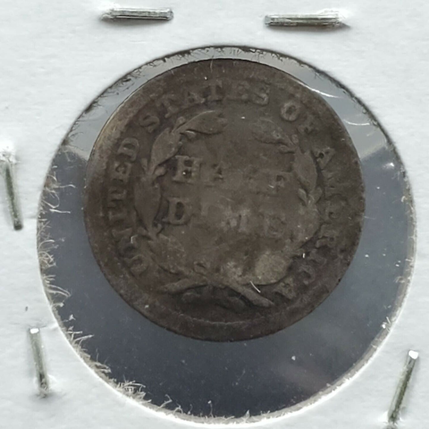 1854 Liberty Seated Half Dime Silver Coin Circulated condition High Date Variety