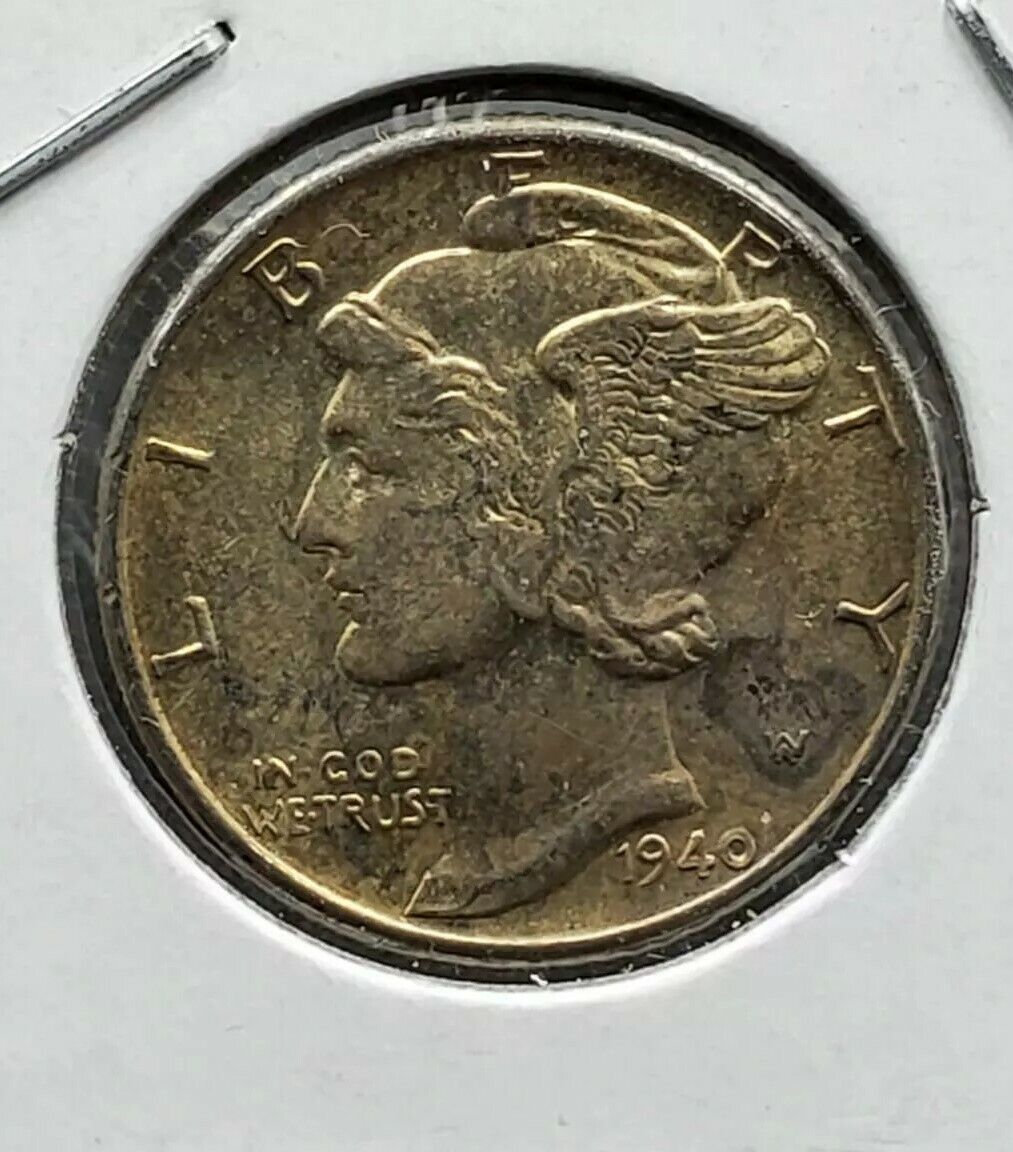 1940 P Mercury Dime Coin AU About UNC RobinsonsCoinTown Combo Ship Discounts