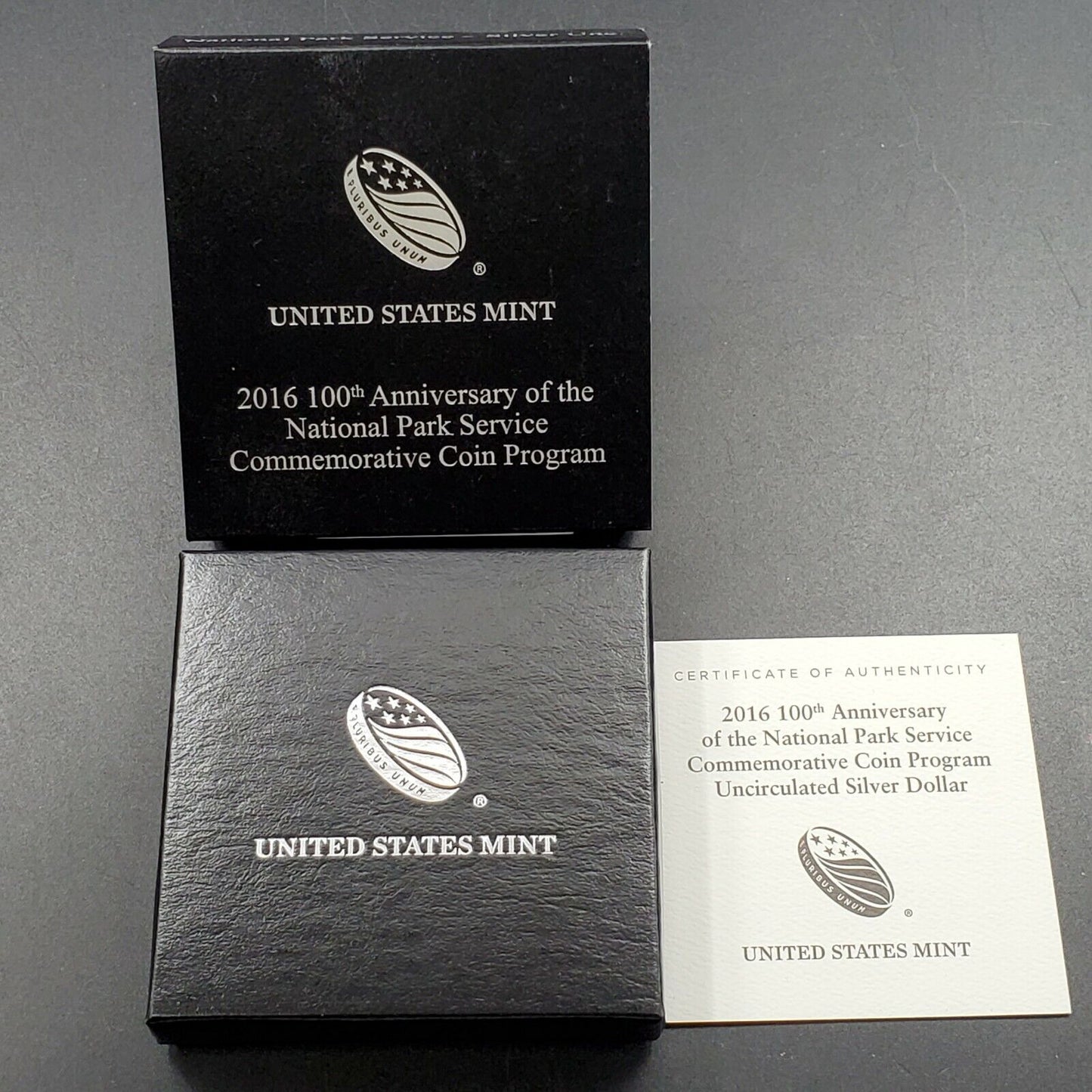2016 P National Park Commemorative BU Silver Dollar OGP Business