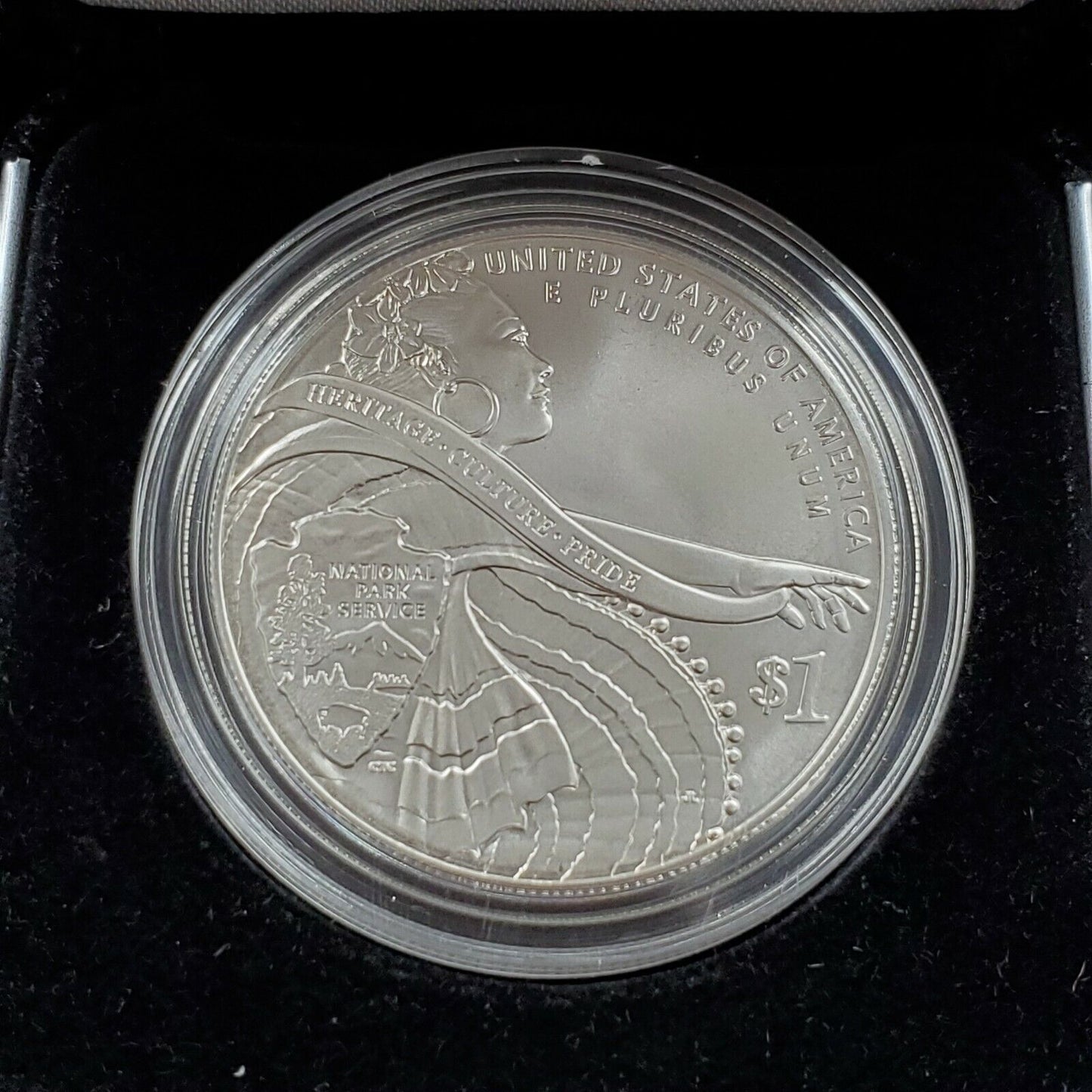 2016 P National Park Commemorative BU Silver Dollar OGP Business