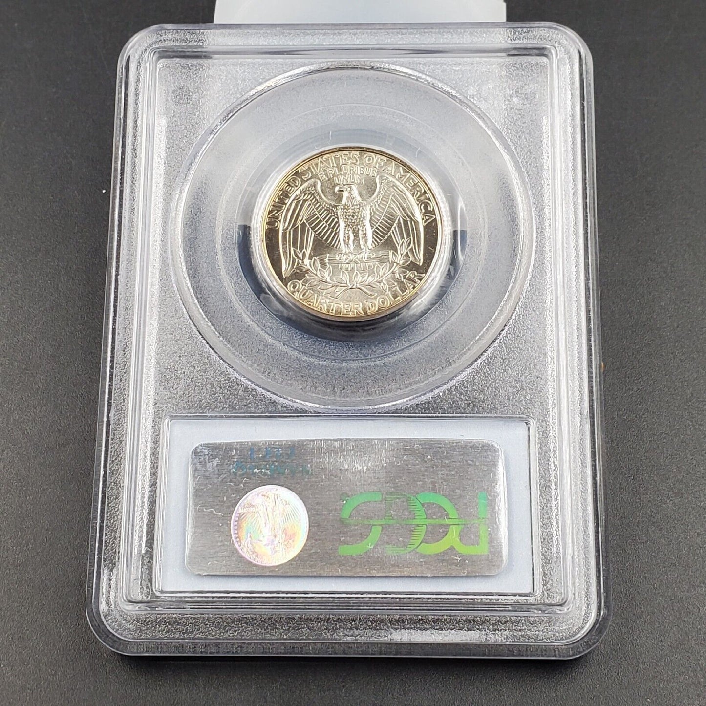 1996 D 25c Washington Clad Quarter Gem BU BUSINESS PCGS MS67 #1