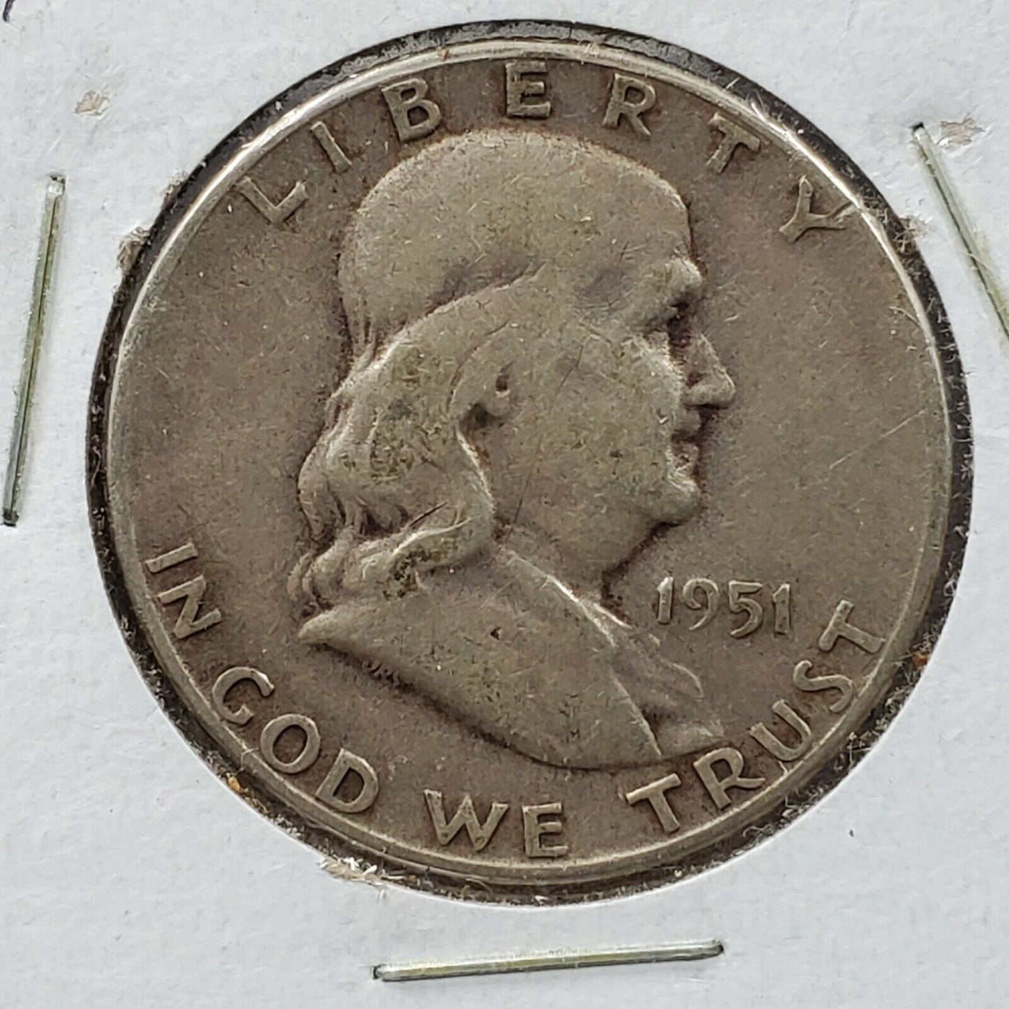 1951 S Franklin Silver Half Dollar Choice Circulated Semi Key Date