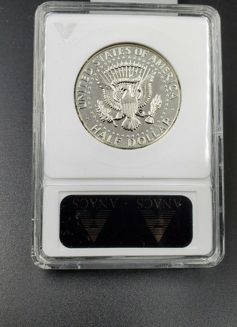 1967 SMS KENNEDY HALF DOLLAR ANACS MS65 DDR-005 DMR-14 Double Die OBV