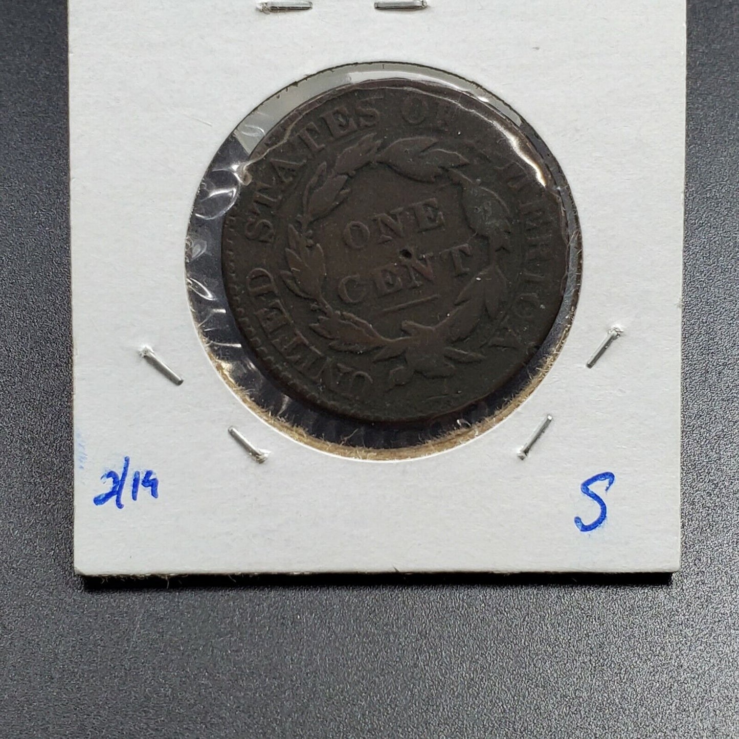 1828 Coronet Liberty Head US Large Cent 1c VF DETAILS Circulated Condition