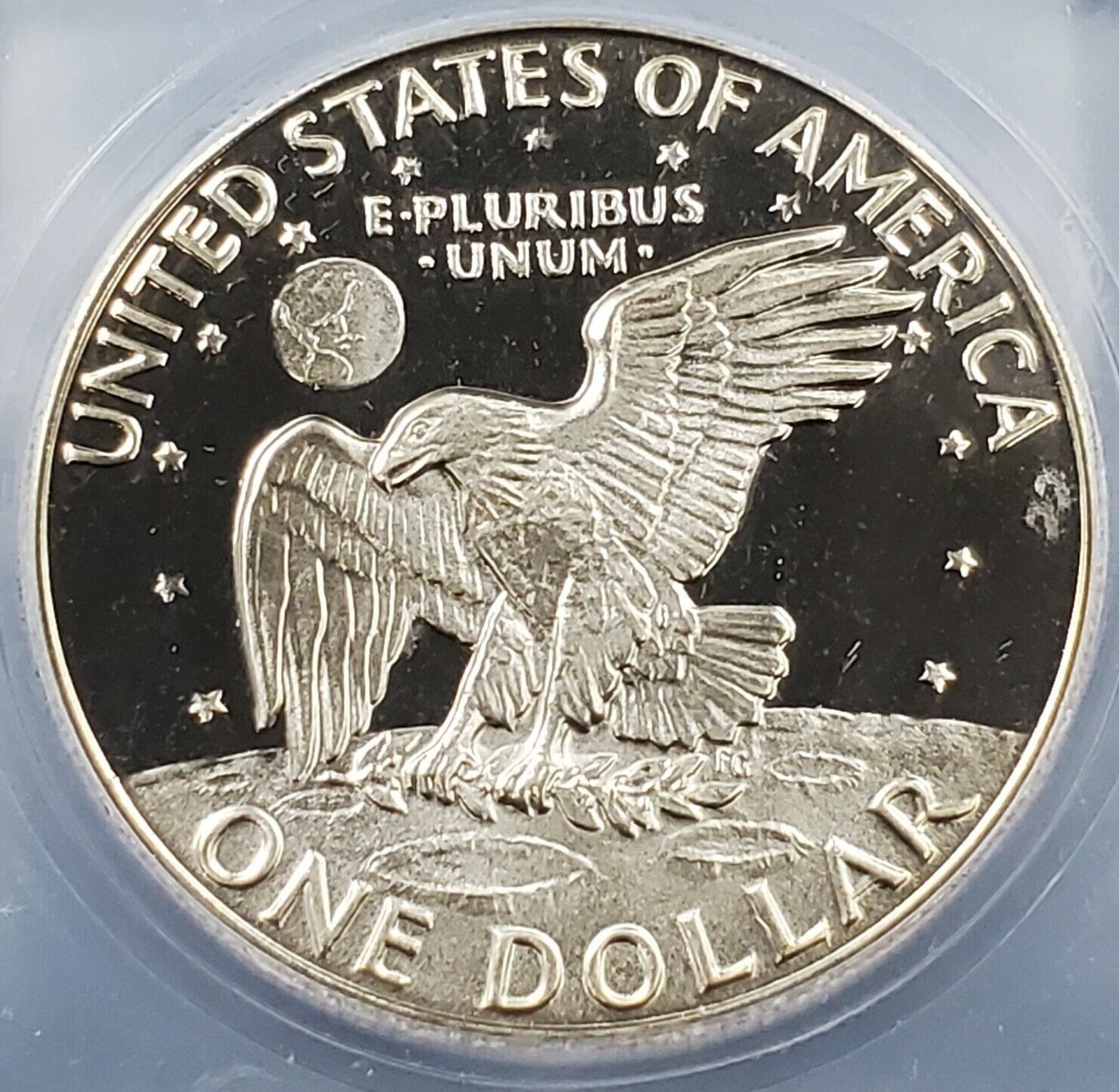 1977 S $1 Eisenhower Brown Ike CLAD Dollar PR69 ICG GEM PROOF 2