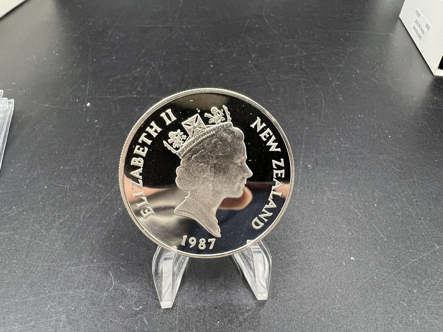 1987 New Zealand Silver National Parks Commemorative Dollar Gem Proof Coin KM65a