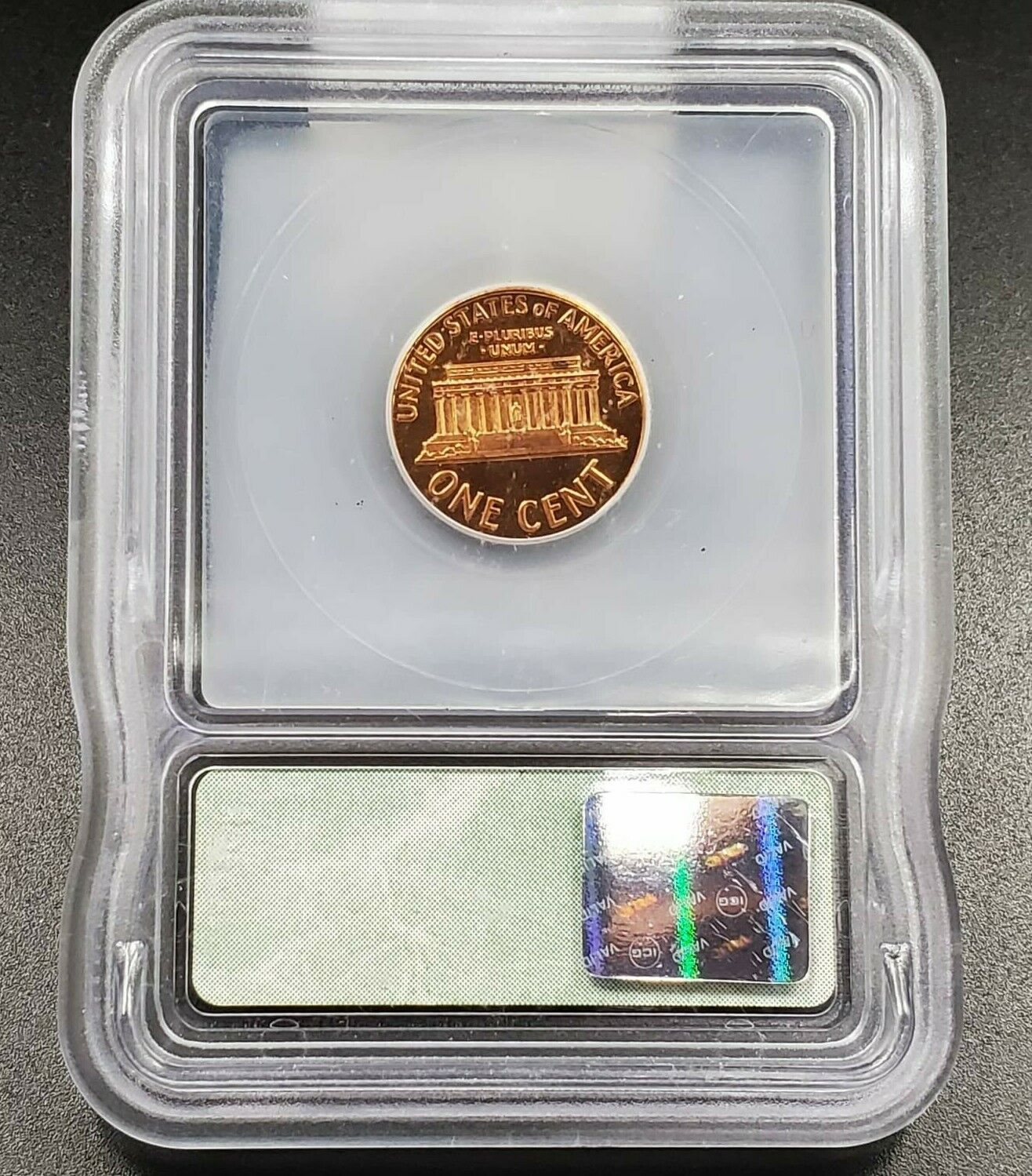1970 S Lincoln Memorial Cent Penny Coin ICG PR69 Cameo Gem Proof Neat Toning