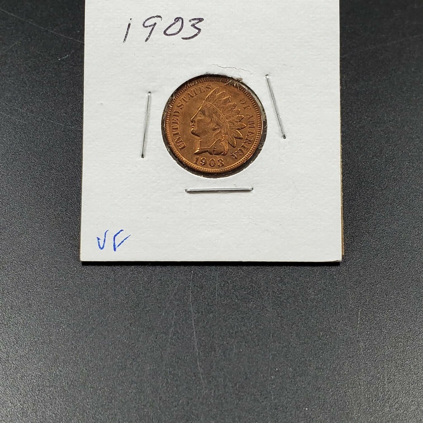 1903 Indian Head Cent Penny Nice coin Coin XF / AU Extra Fine Quest Color