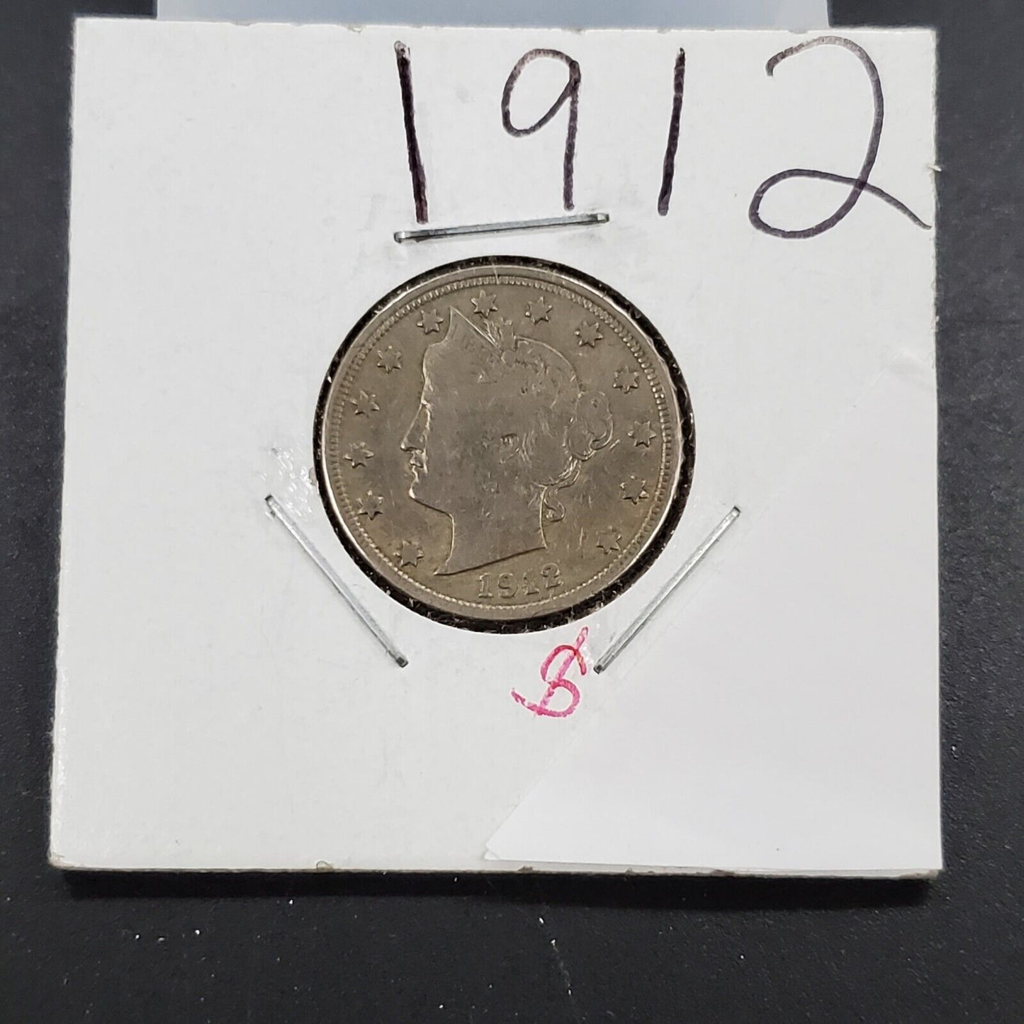 1912 Liberty Head V Nickel Choice Circulated Choice VG Very Good