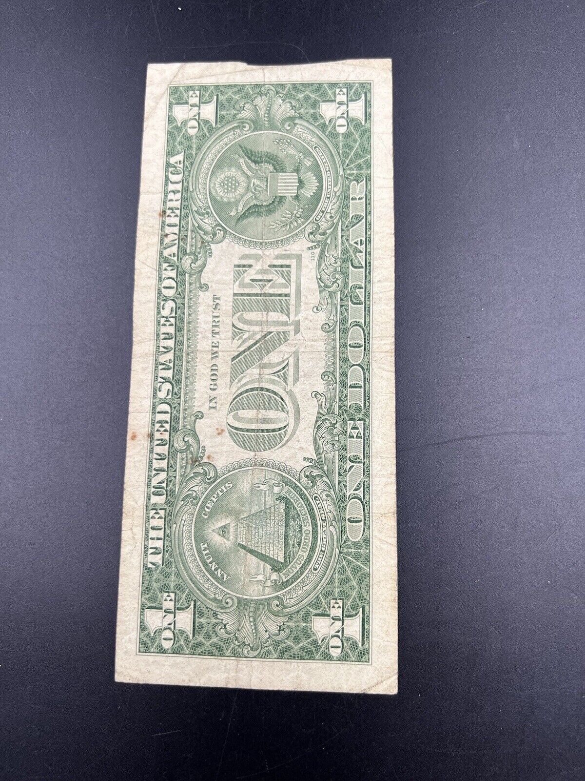 1957 $1 Silver certificate Very Circ * Star Replacement Note Repeat Serial #