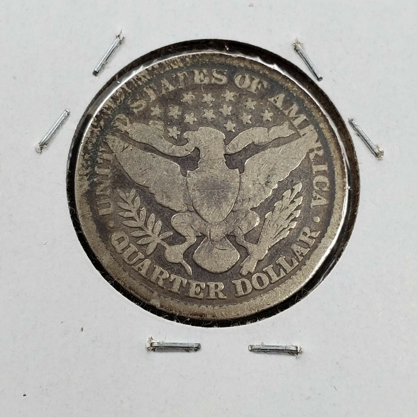 1899 P 25C Barber Silver Quarter Coin Choice Circulated