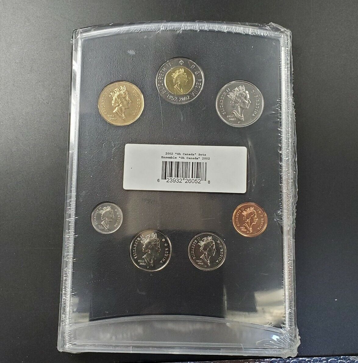 2002 Oh! Canada! Royal Canadian Mint Uncirculated Coin Set 7 Coins OGP CD PACK