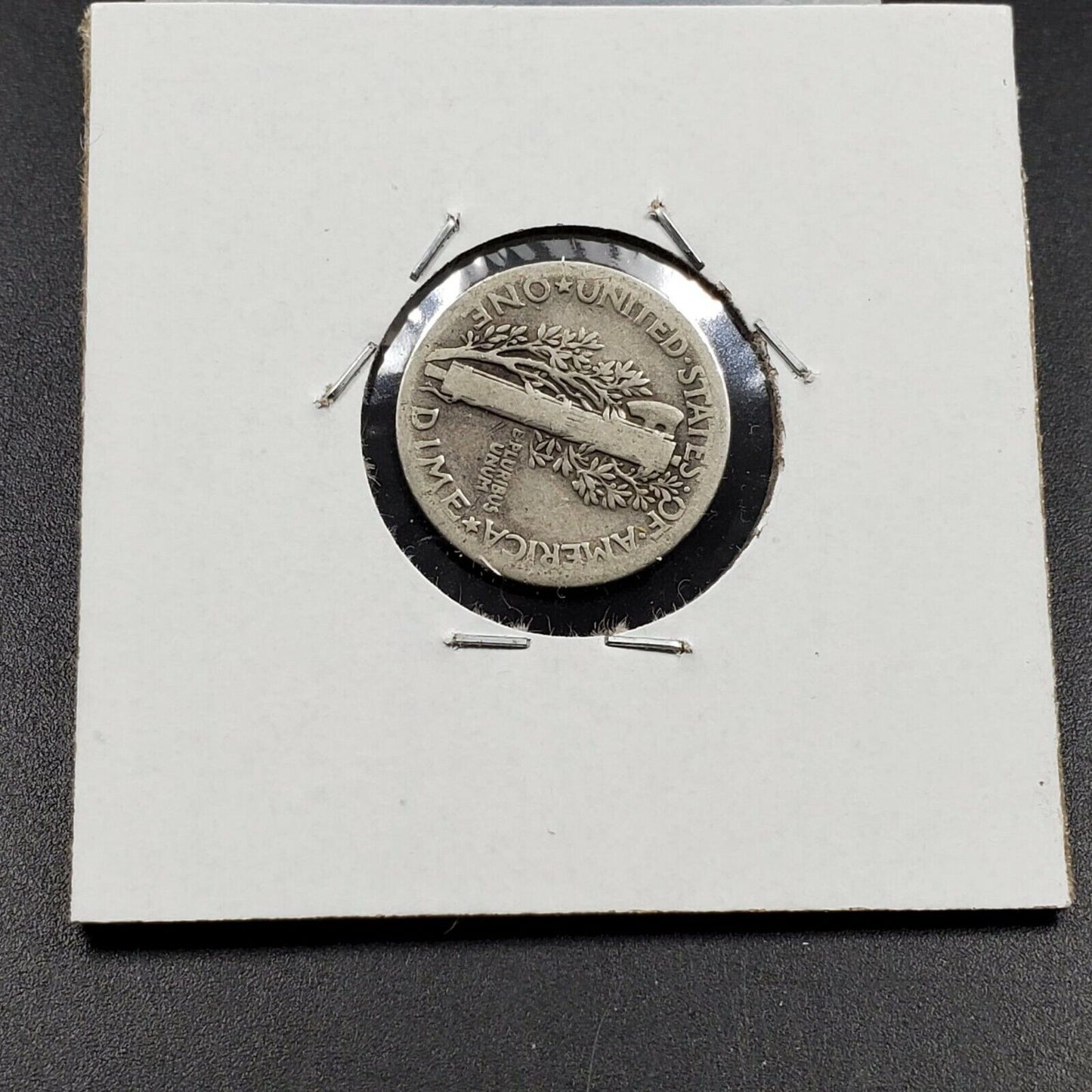 1936 Mercury Silver Dime Graffiti Coin " John " religious ???
