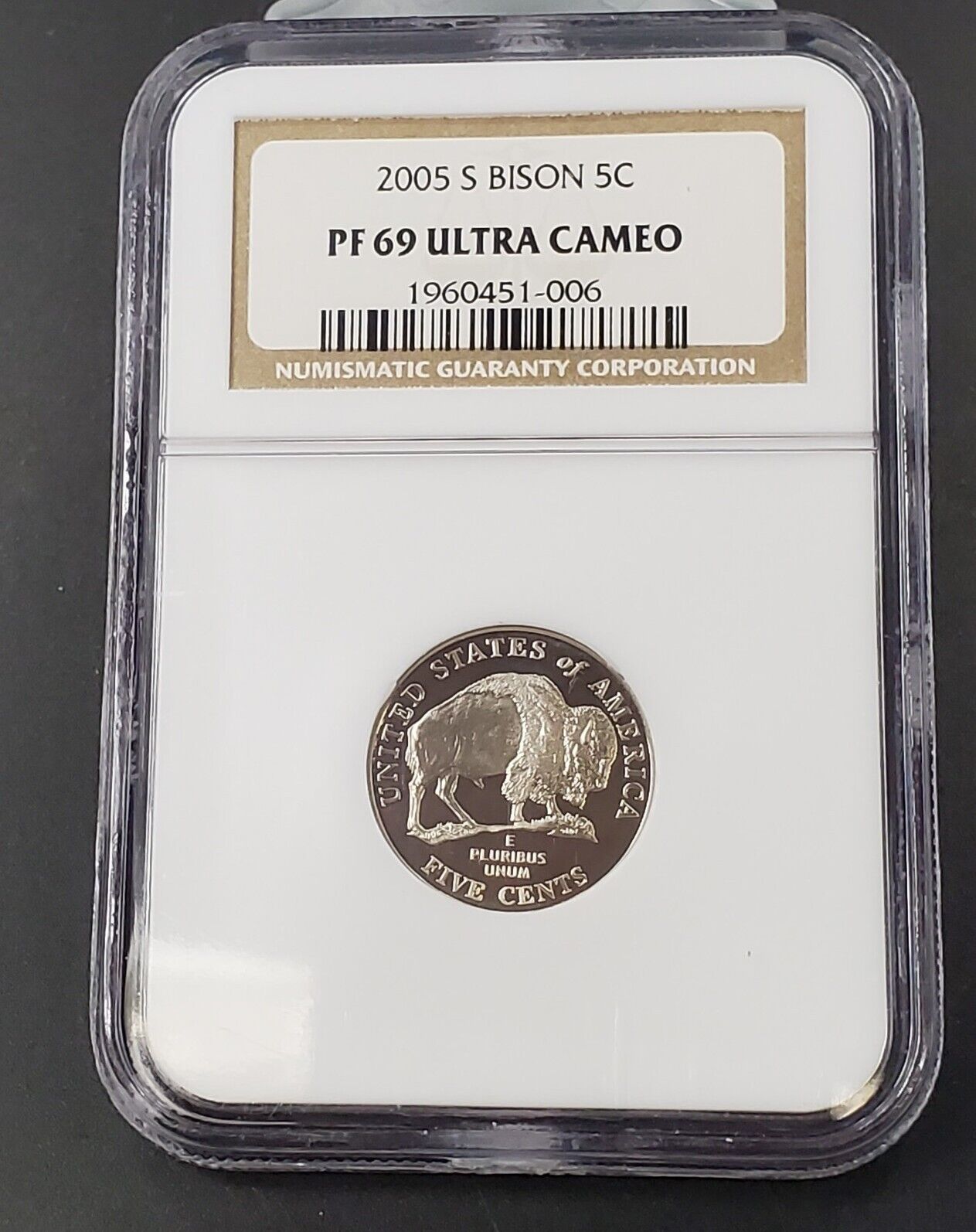 2005 S Bison Buffalo 5c Nickel Commemorative NGC PF69 Ultra Cameo #006