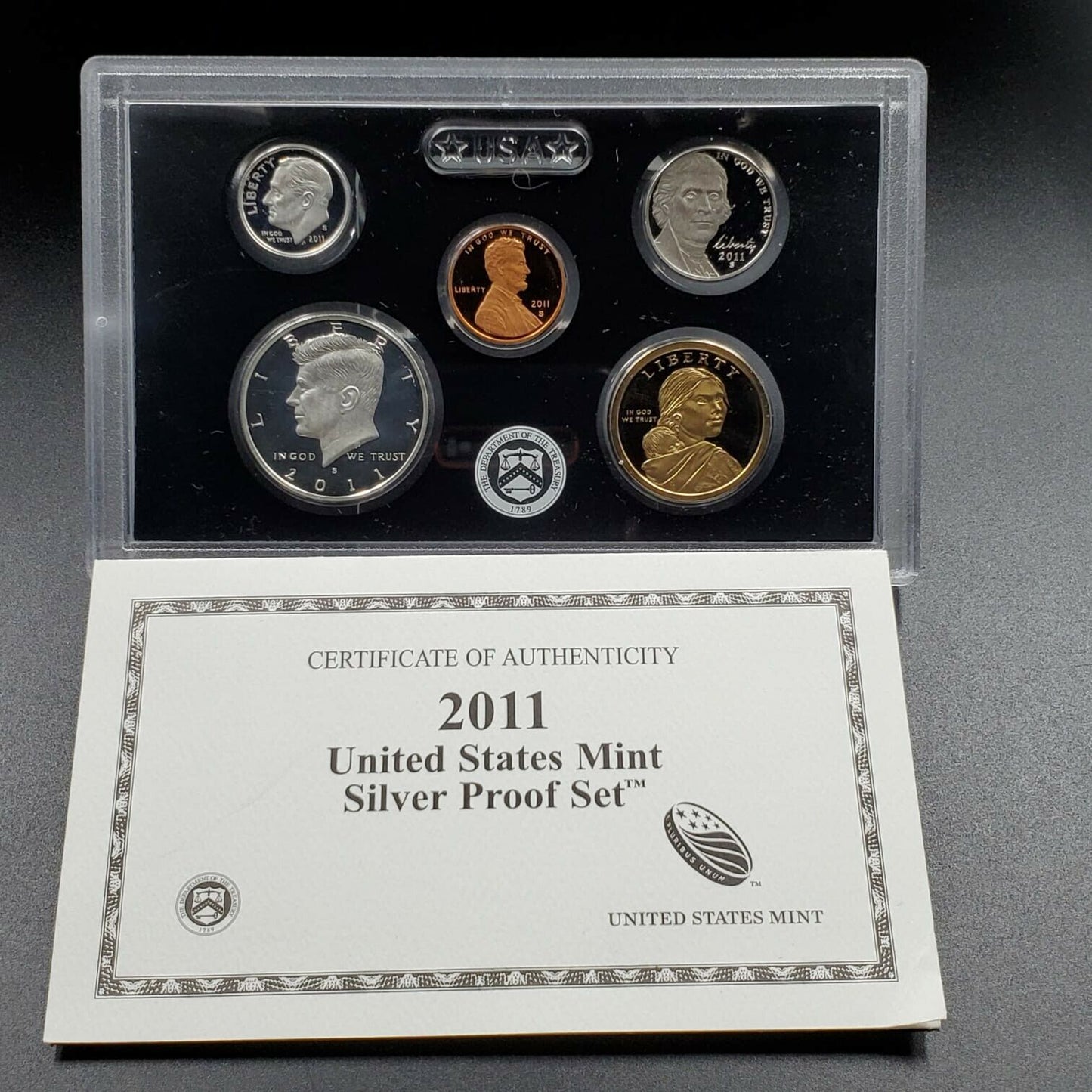 2011 S US Proof 90% Silver Coin Set OGP Combo Ship Discount RobinsonsCoinTown