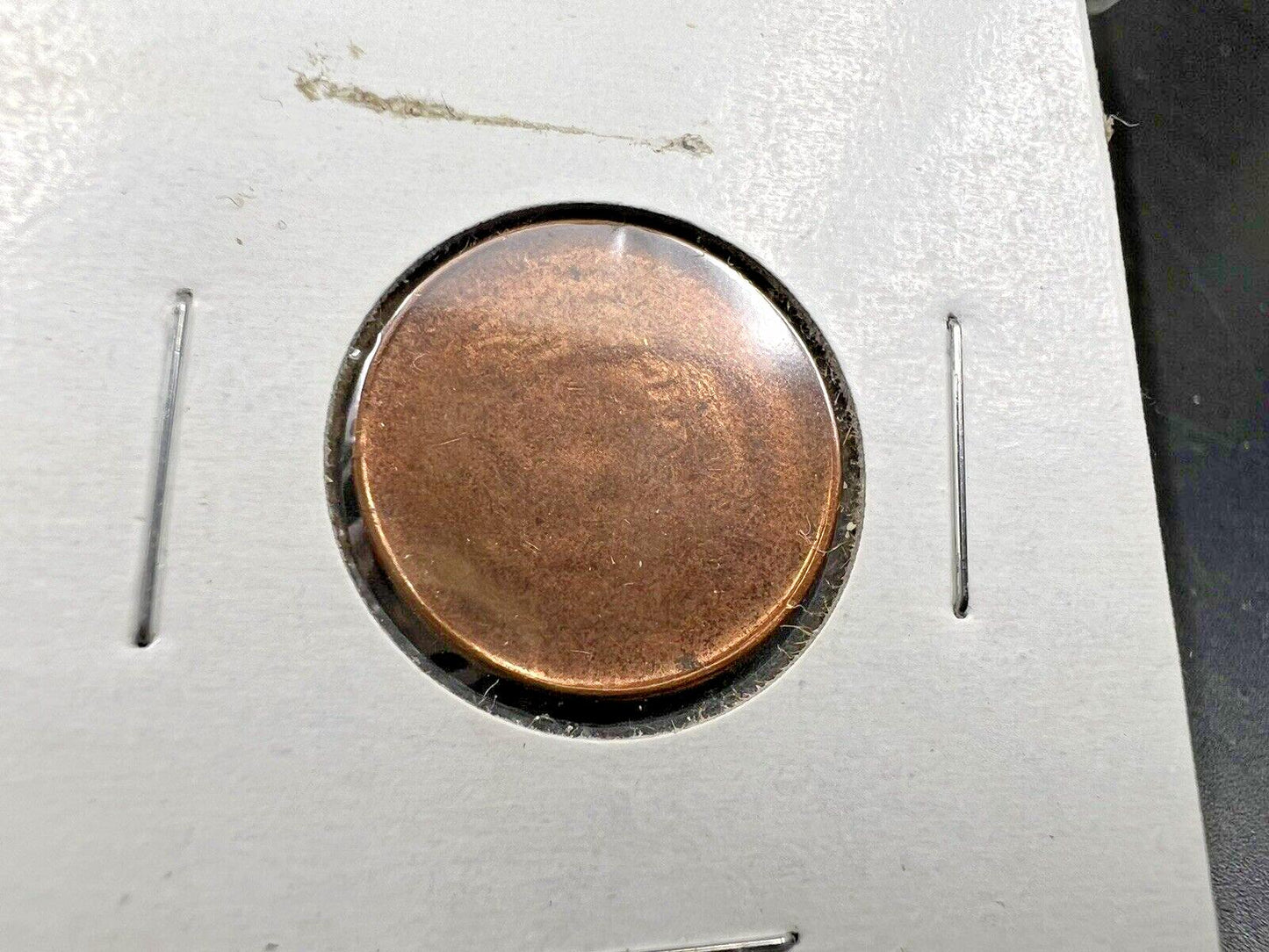 1997 Lincoln Memorial Cent Penny Coin Capped Die Struck Thru Error UNC RB