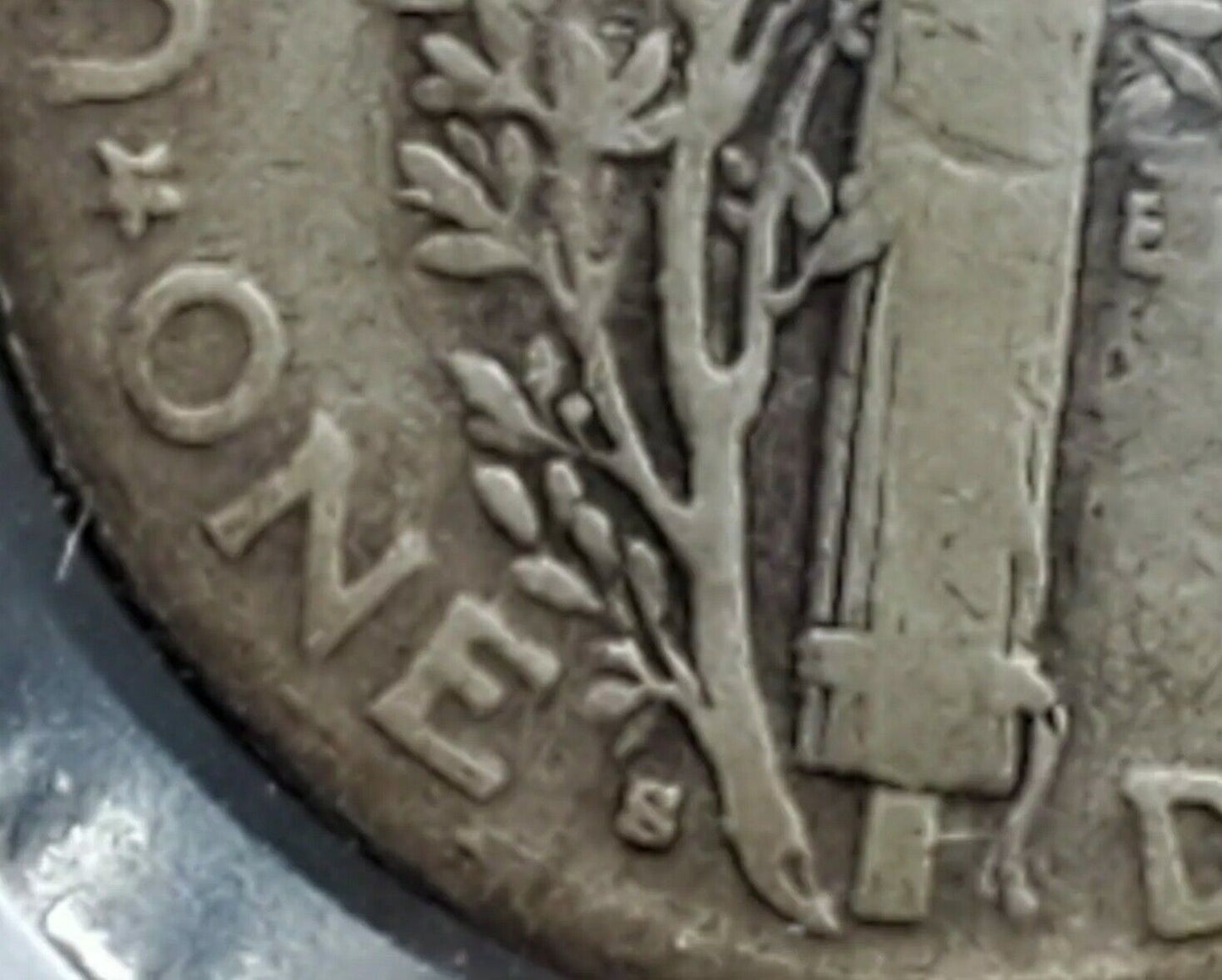 1945 s Mercury Dime MICRO S VARIETY SILVER COIN Choice VG / FINE