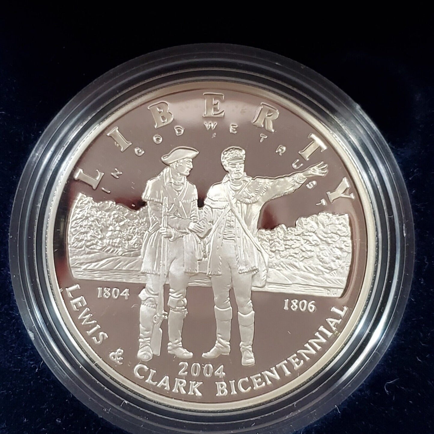 2004 Lewis & Clark Bicentennial PROOF 90% Silver Dollar US Mint Coin Box OGP COA