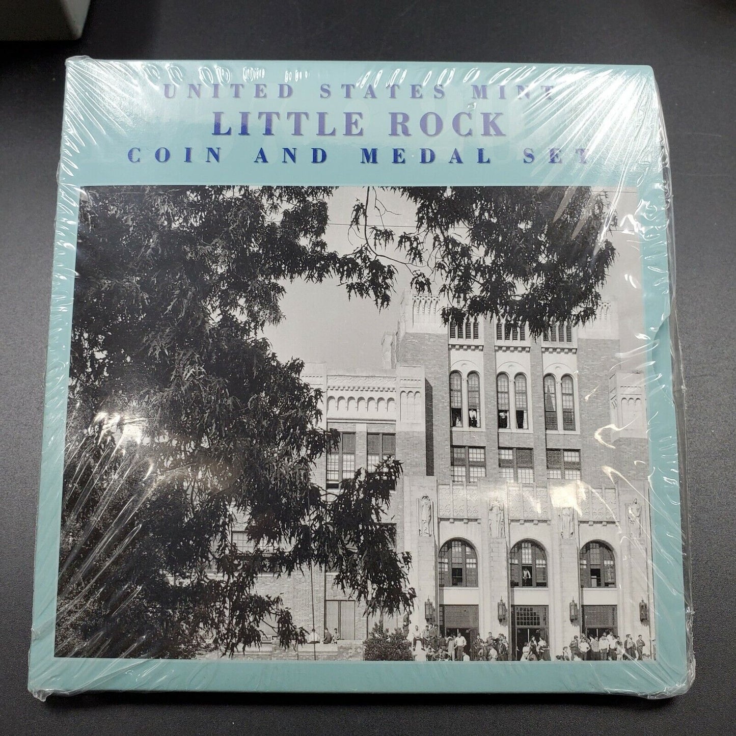 2007 US Mint Little Rock Silver Dollar Coin and Medal Set - US Coins SEALED