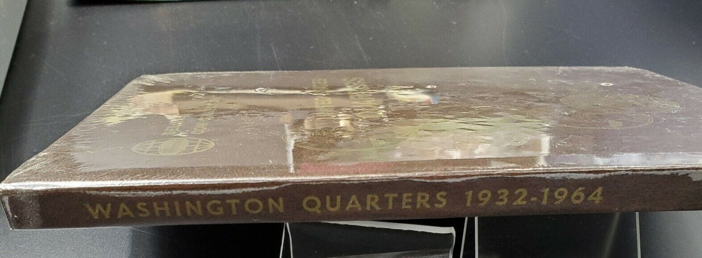BRAND NEW IN ORIGINAL WRAPPER Whitman Deluxe Coin US Quarters Folder ANTIQUE