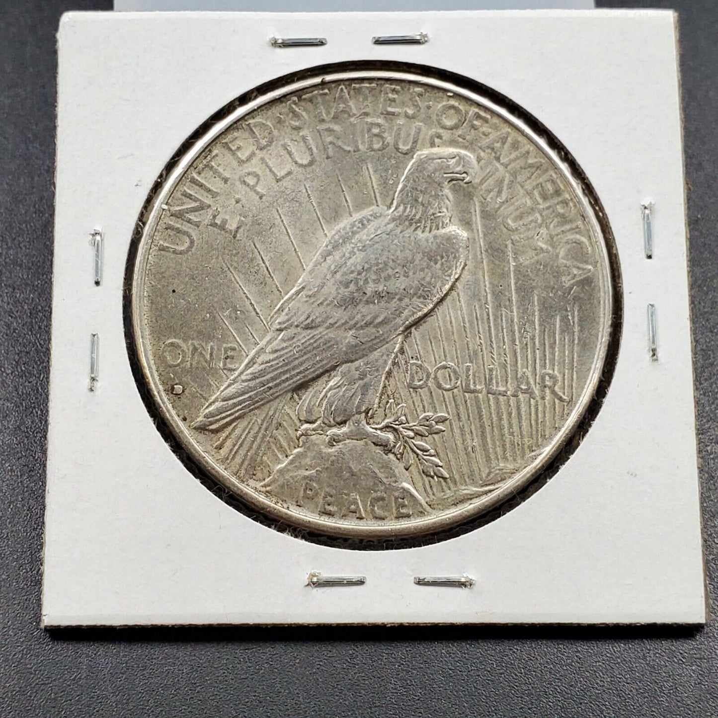 1934 D Peace 90% Silver Eagle Dollar Coin Choice EX XF Nice Strike