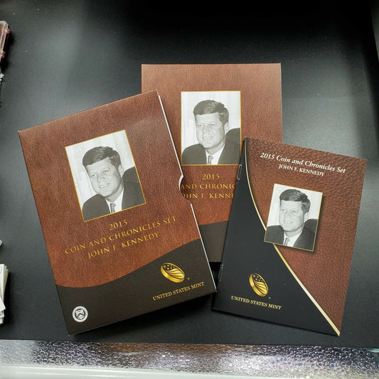 2015 Coin and Chronicles John F Kennedy JFK Set Coin & Medal OGP