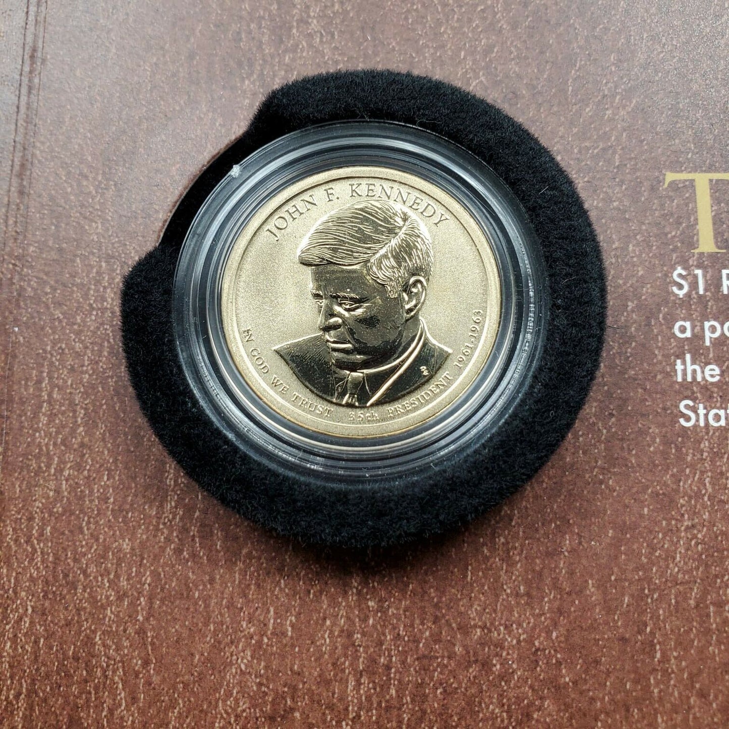2015 Coin and Chronicles John F Kennedy JFK Set Coin & Medal OGP