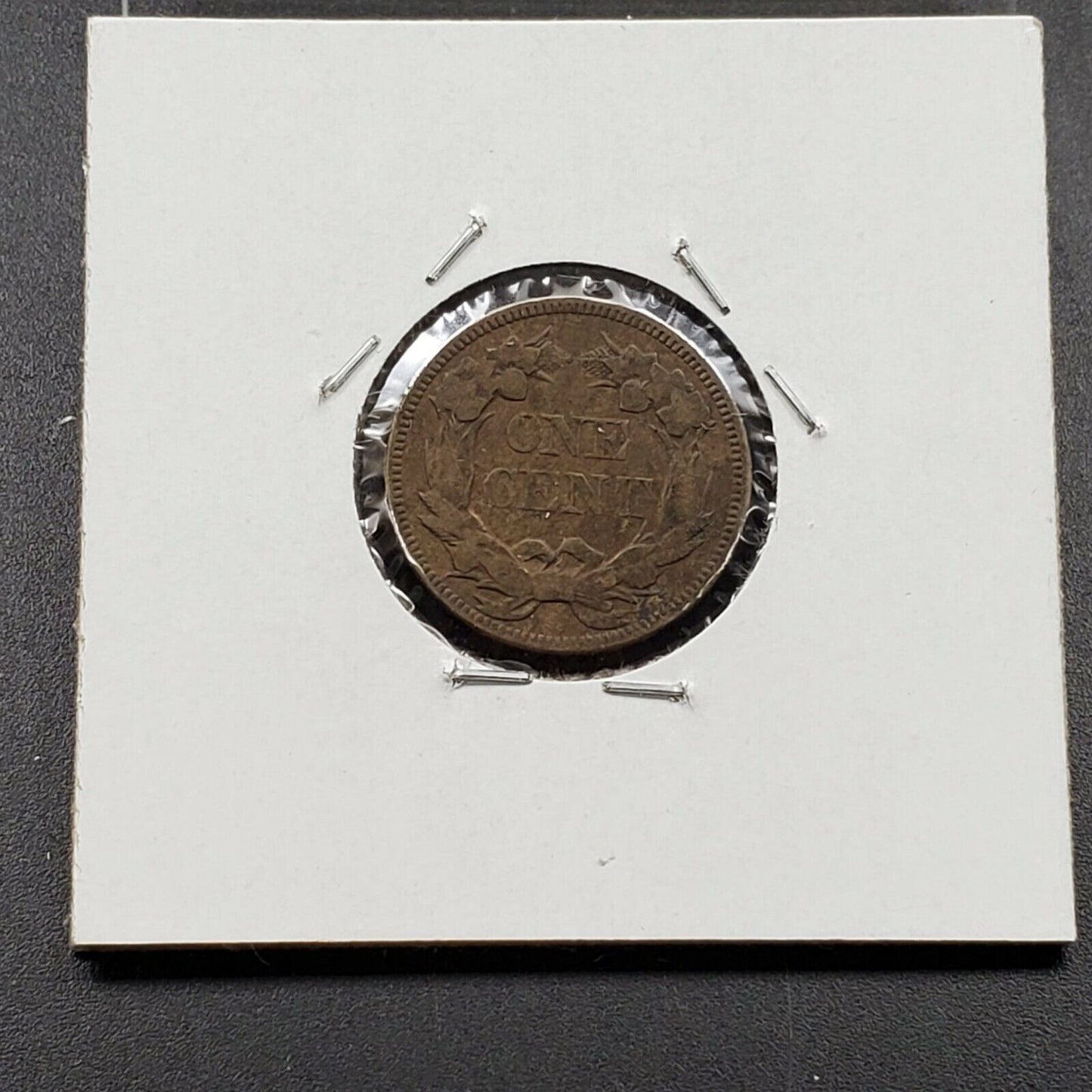 1857 of 1856 flying Eagle cent S-2 Snow 2 Type Of 1856 Obverse FS-401B Variety
