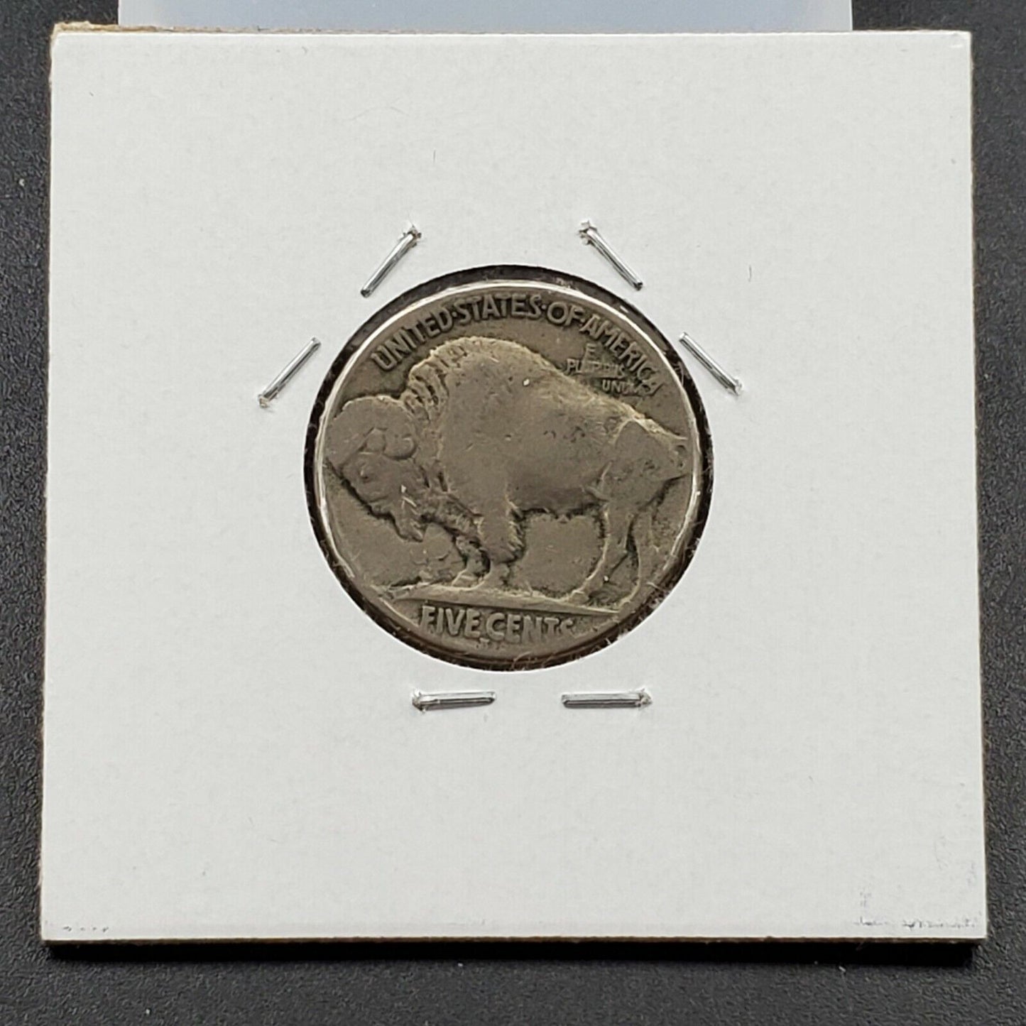 1925 S 5c Buffalo Indian Head Nickel Laminated Planchet Error Coin Variety