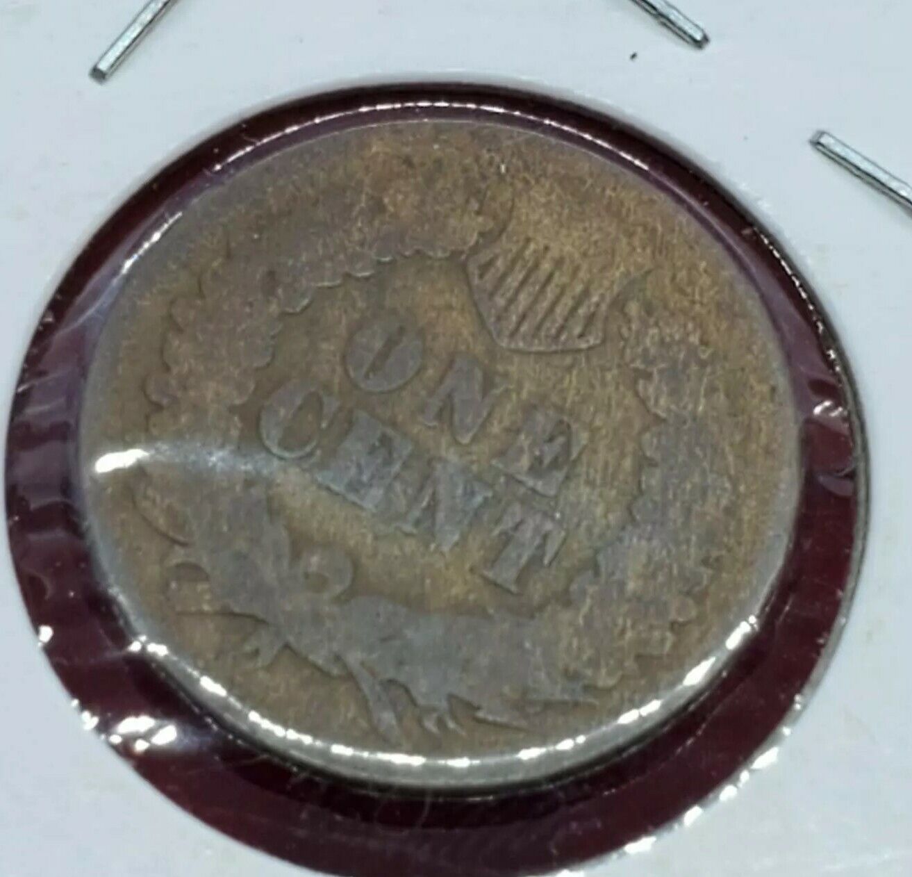 1874 Indian Head Copper Bronze Cent Penny Coin Fair / AG Circulated Semi Key