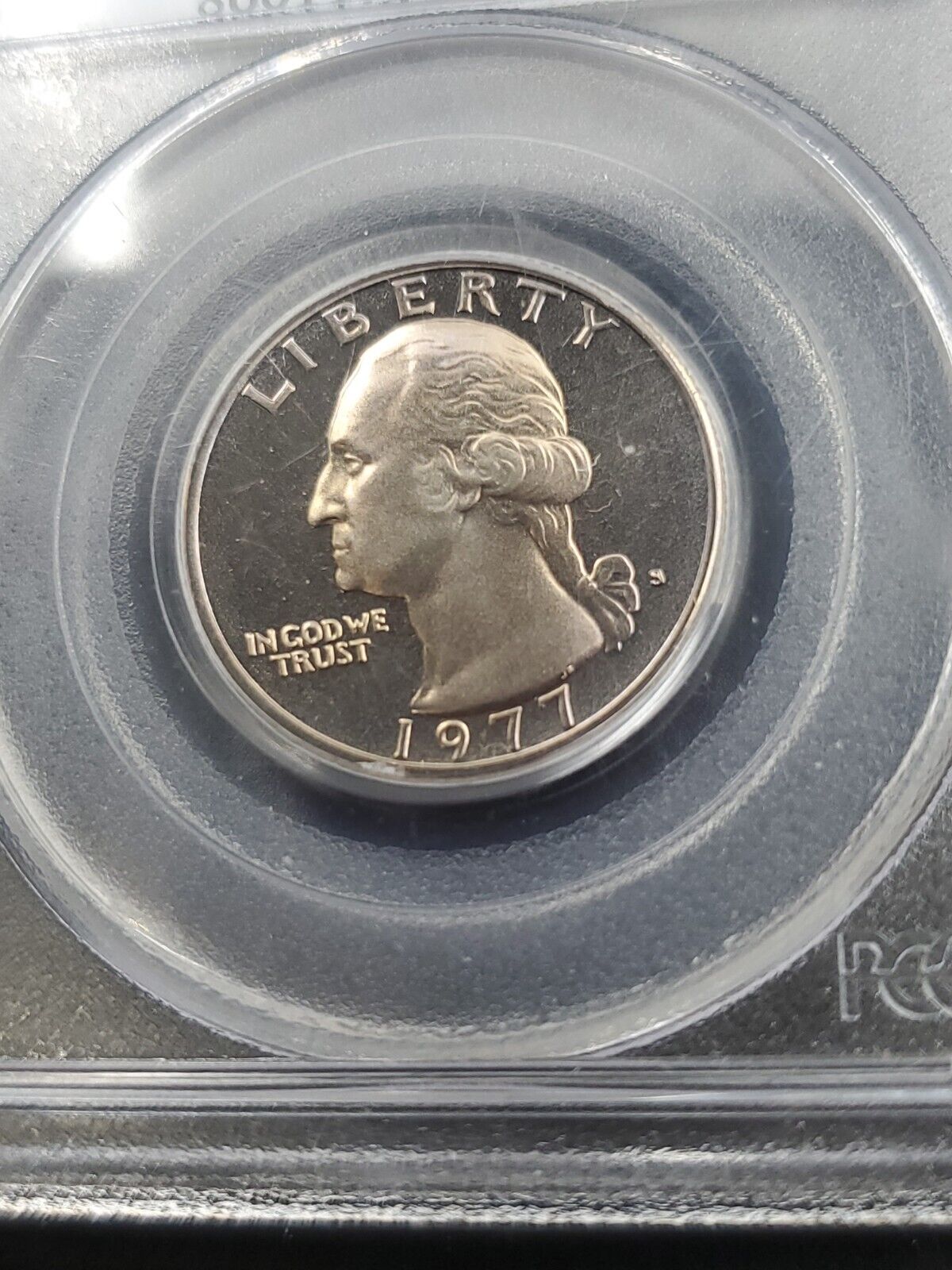 1977 S 25c Washington Clad Quarter Gem Proof Coin PCGS PR67 Cam Cameo