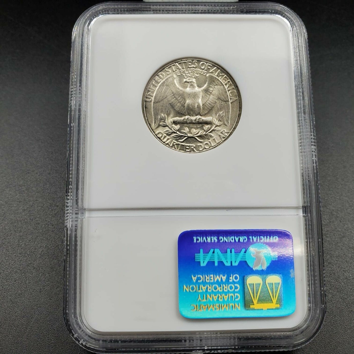 1944 P 25C Washington Quarter WW2 Silver Coin NGC MS67 GEM BU Unc Brown label