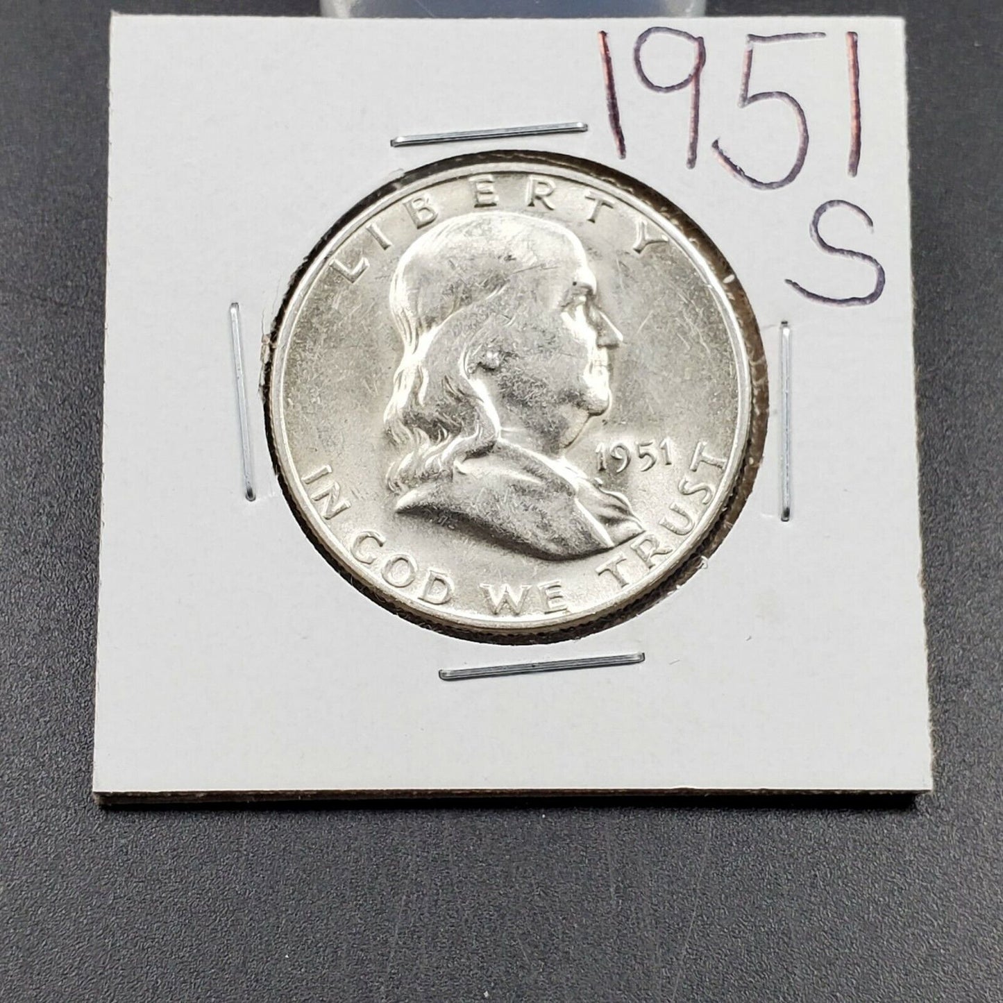1951 S Franklin Silver Half Dollar Coin Choice BU Uncirculated San Francisco