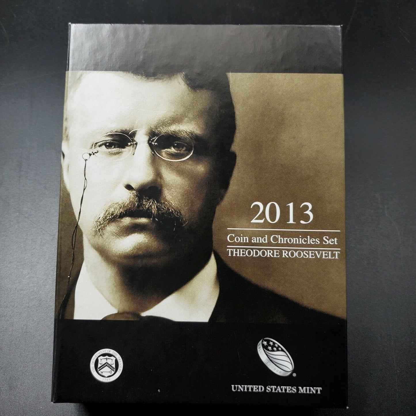 2013 Coin and Chronicles Theodore Teddy Roosevelt Set Coin & Medals OGP