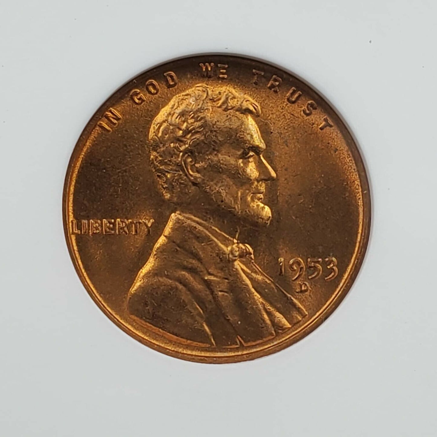 1953 D D/D Lincoln Wheat Cent Penny ANACS MS63 RPM 007 DMR-009 TOP CONECA 53 RPM