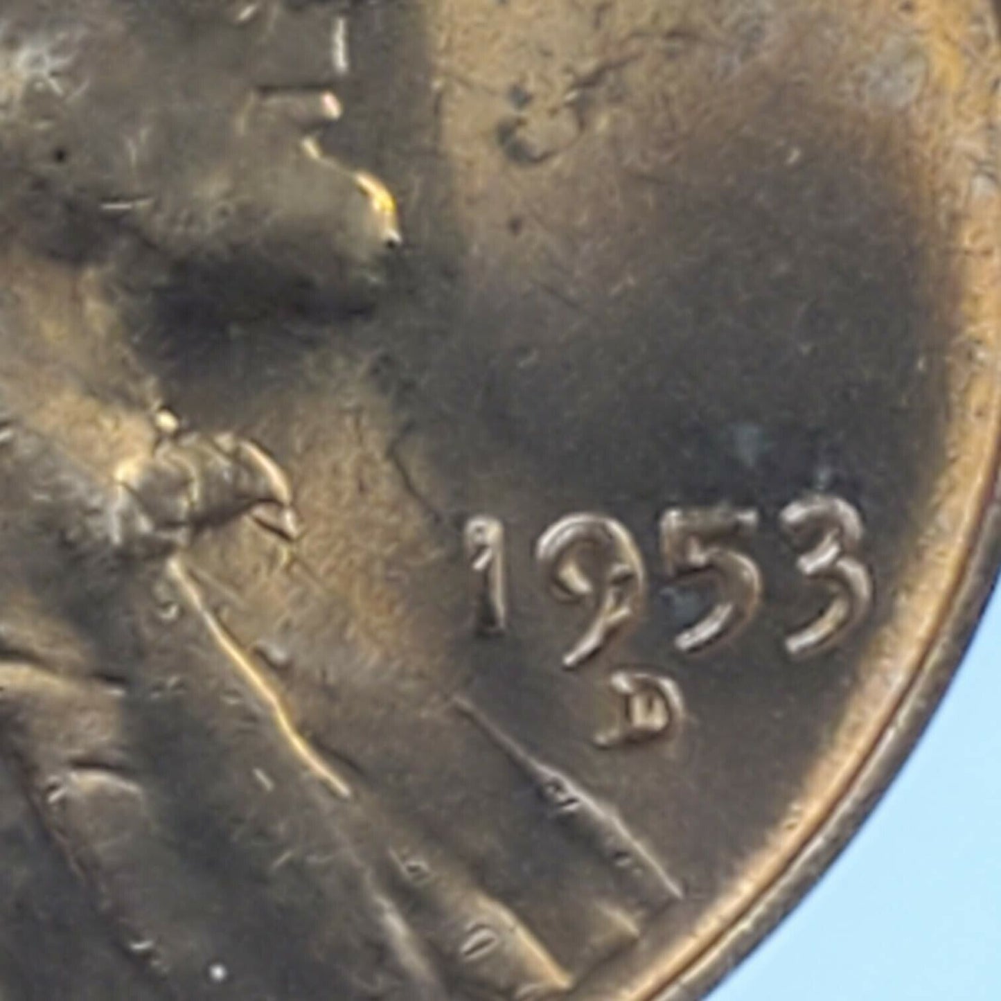 1953 D D/D Lincoln Wheat Cent Penny ANACS MS63 RPM 007 DMR-009 TOP CONECA 53 RPM