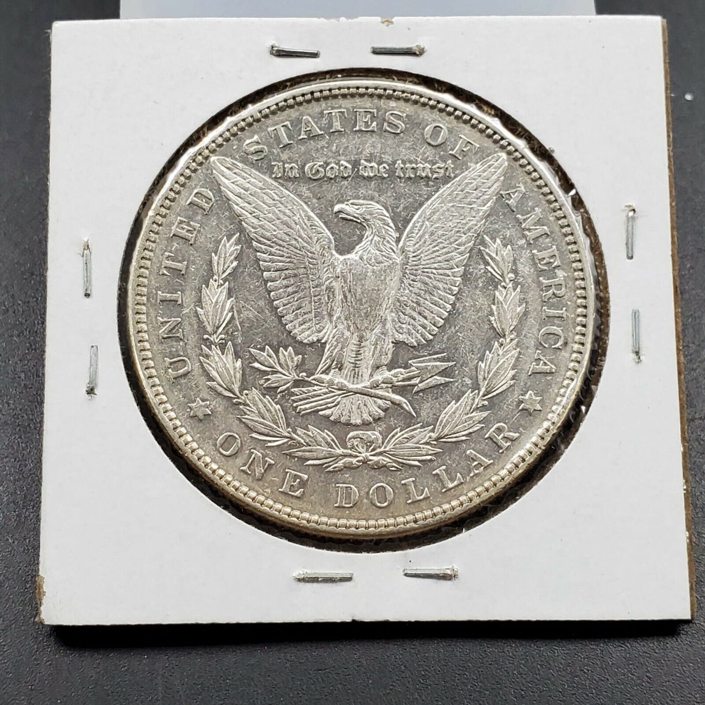 1880 P $1 Morgan Eagle Silver Dollar Coin AU Details Circulated