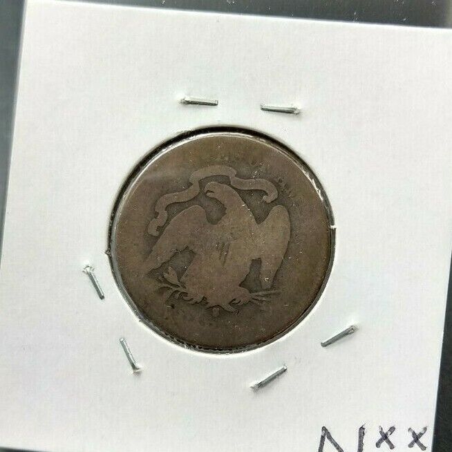 1891 S Seated Liberty Silver Quarter Coin Choice AG / G Good Condition Full Date