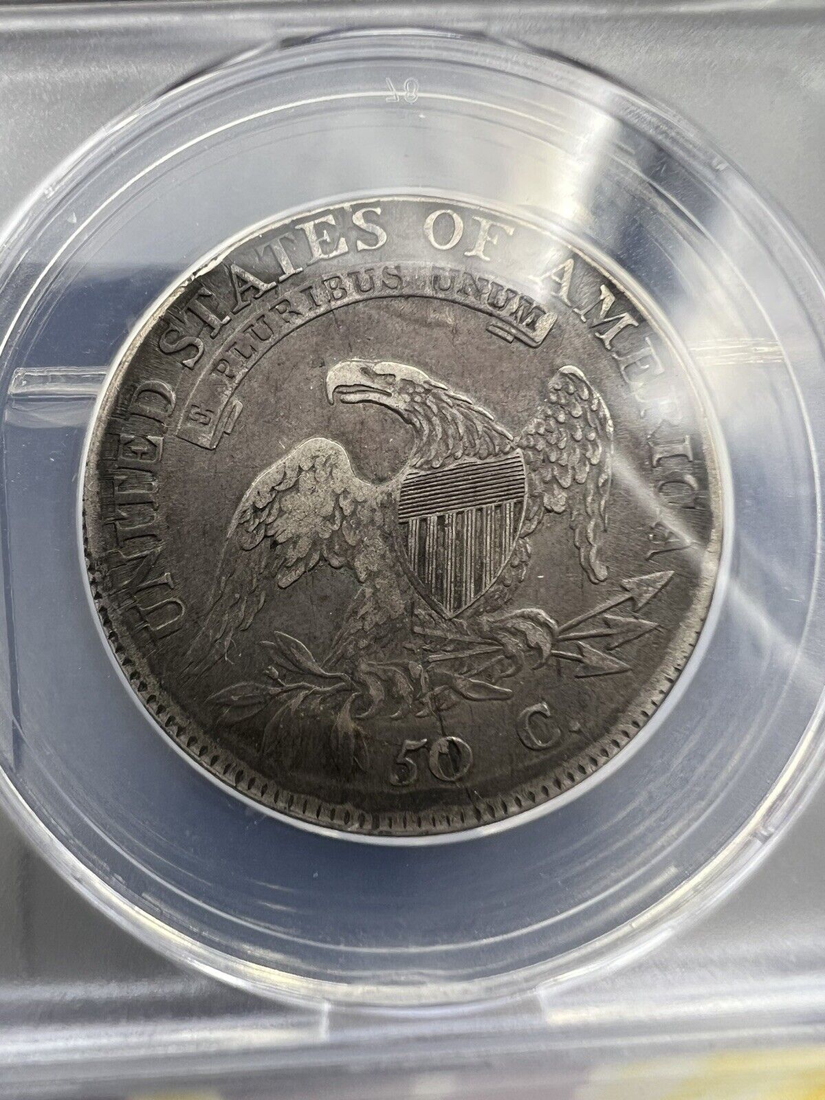 1810 Capped Bust Head Half Dollar O-108a Overton Variety ANACS VF35 & Misaligned