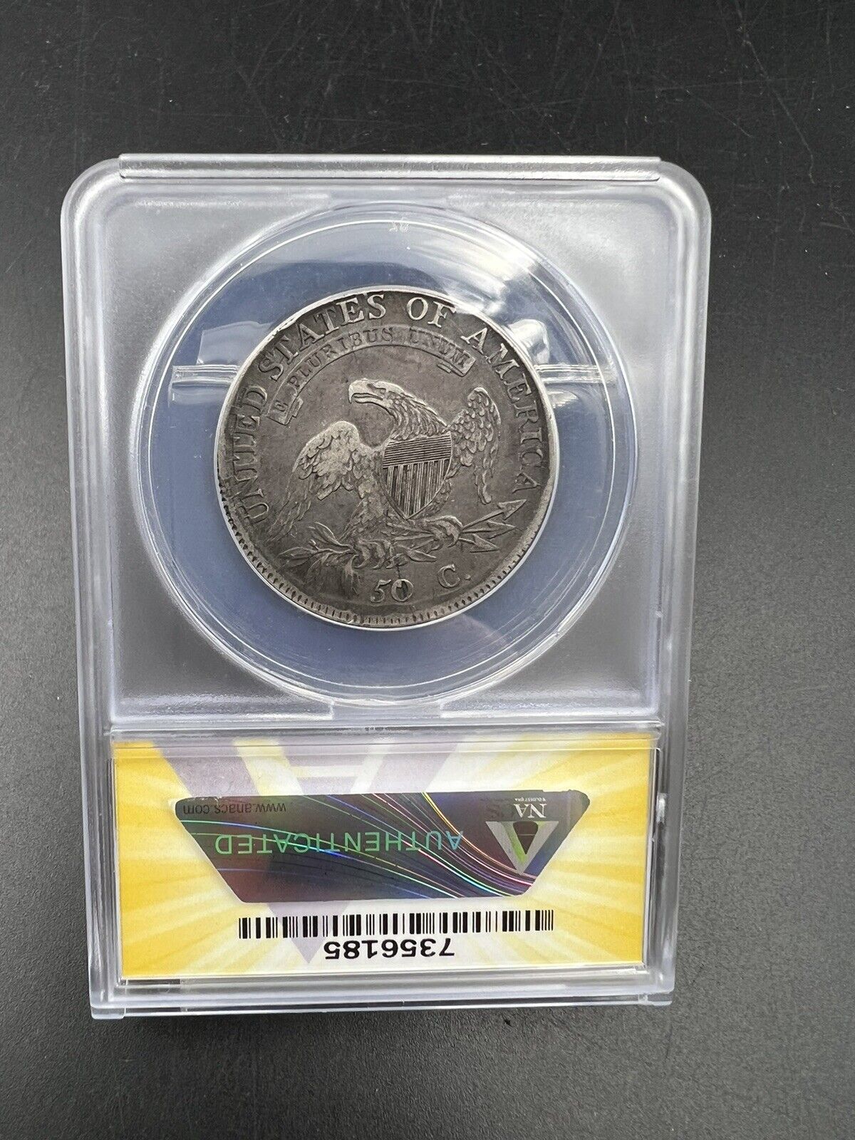 1810 Capped Bust Head Half Dollar O-108a Overton Variety ANACS VF35 & Misaligned