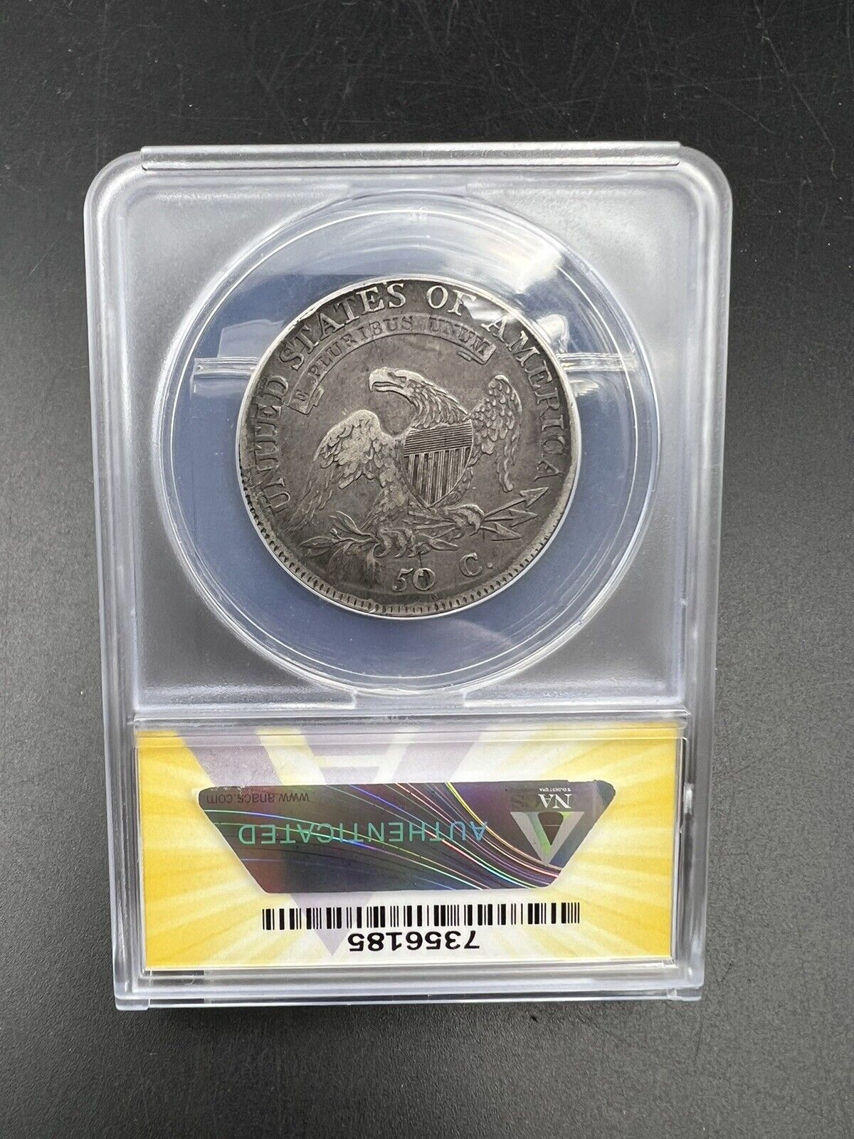 1810 Capped Bust Head Half Dollar O-108a Overton Variety ANACS VF35 & Misaligned