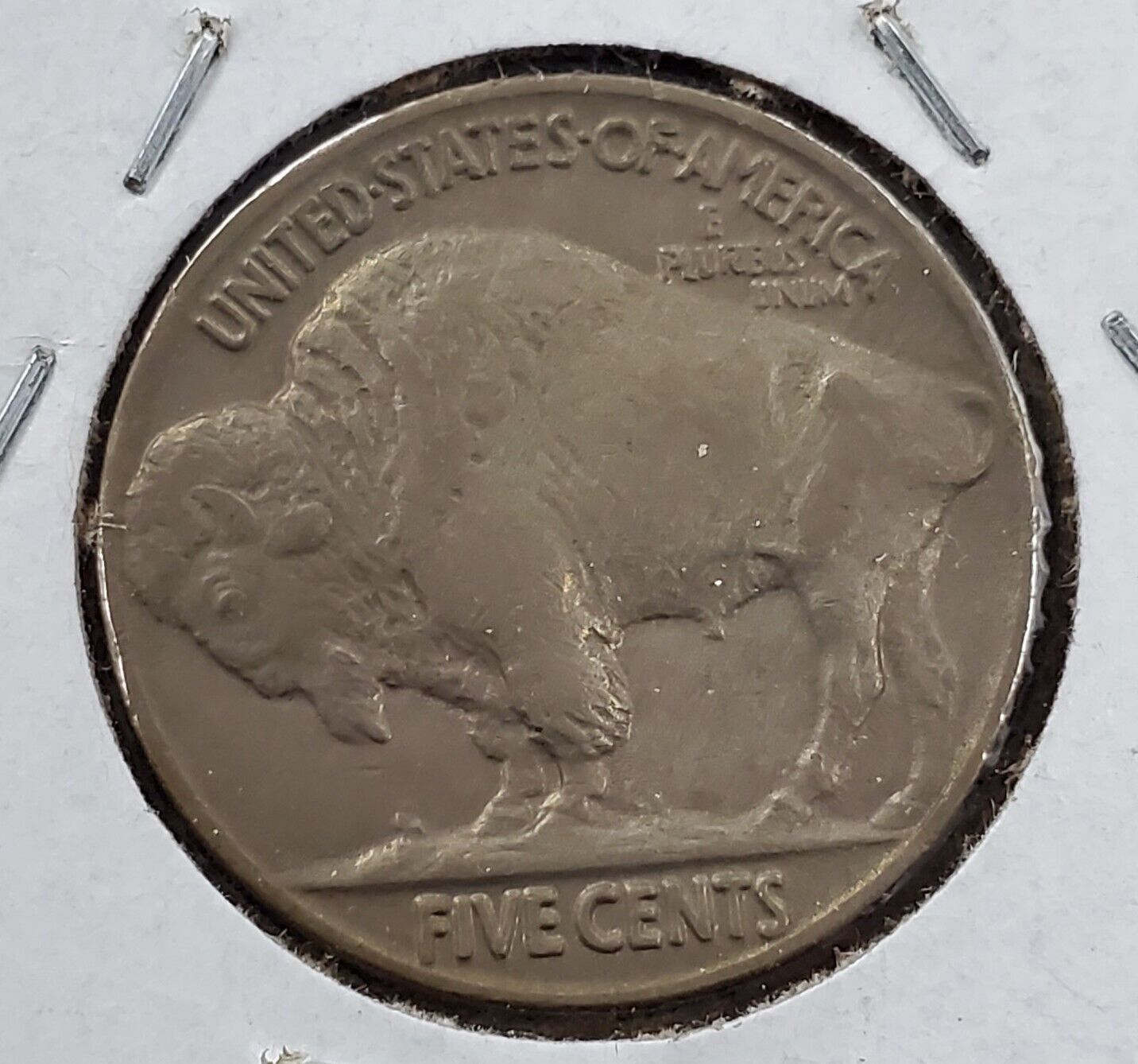 1936 P 5c Buffalo Nickel Coin Nice EF XF Extra Fine neat toning toner