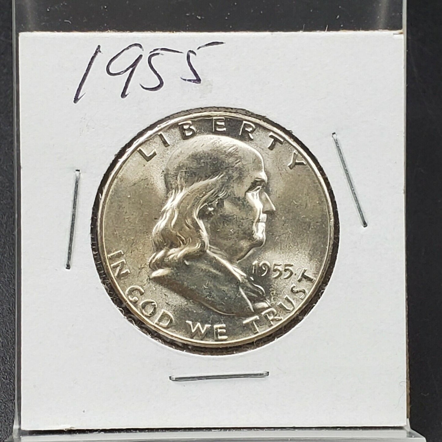 1955 P Franklin Half Dollar Silver Coin Choice BU UNC Uncirculated